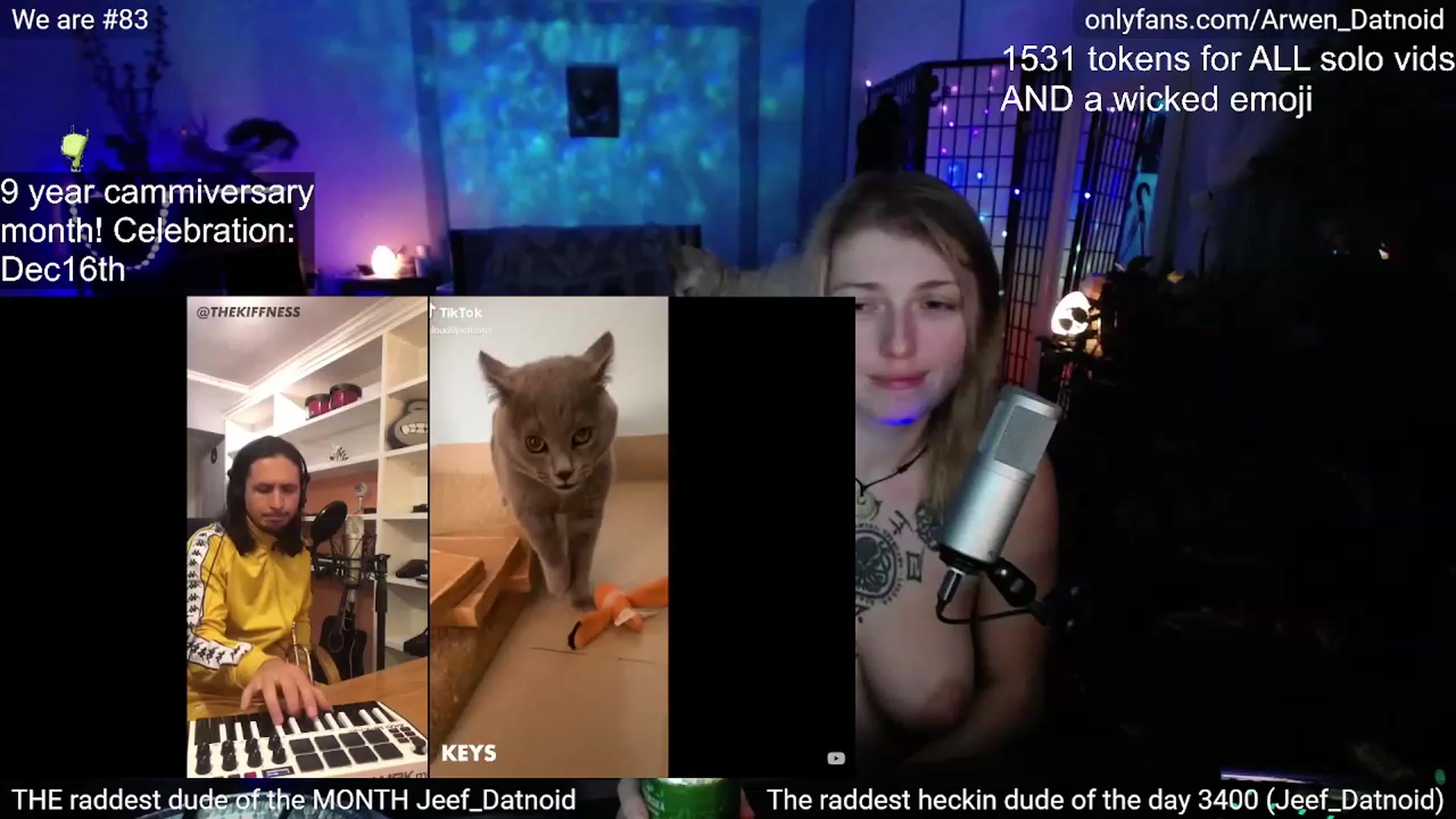 Gallery image thumbnail from Arwen_Datnoid's myfreecams stream on, 12/03/2022, 07:05 image 2 of 20