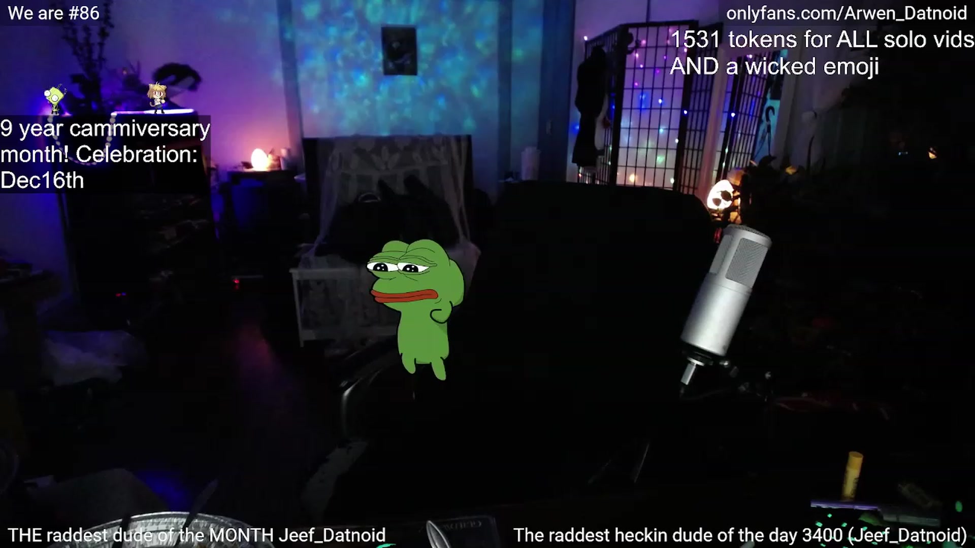 Gallery image thumbnail from Arwen_Datnoid's myfreecams stream on, 12/03/2022, 07:05 image 14 of 20
