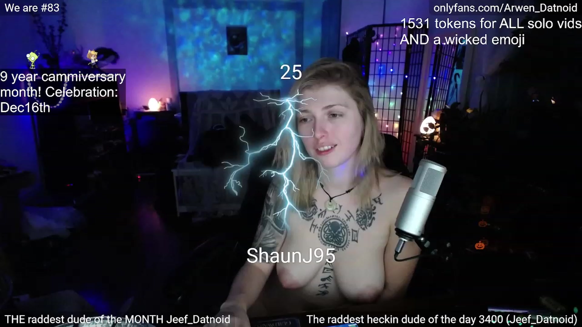 Gallery image thumbnail from Arwen_Datnoid's myfreecams stream on, 12/03/2022, 07:05 image 5 of 20