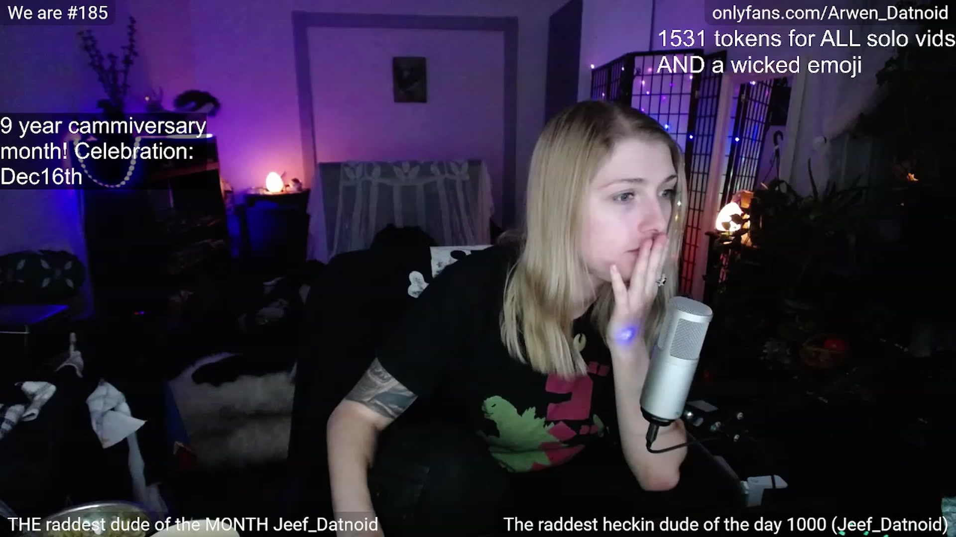 Gallery image thumbnail from Arwen_Datnoid's myfreecams stream on, 12/12/2022, 03:24 image 10 of 20