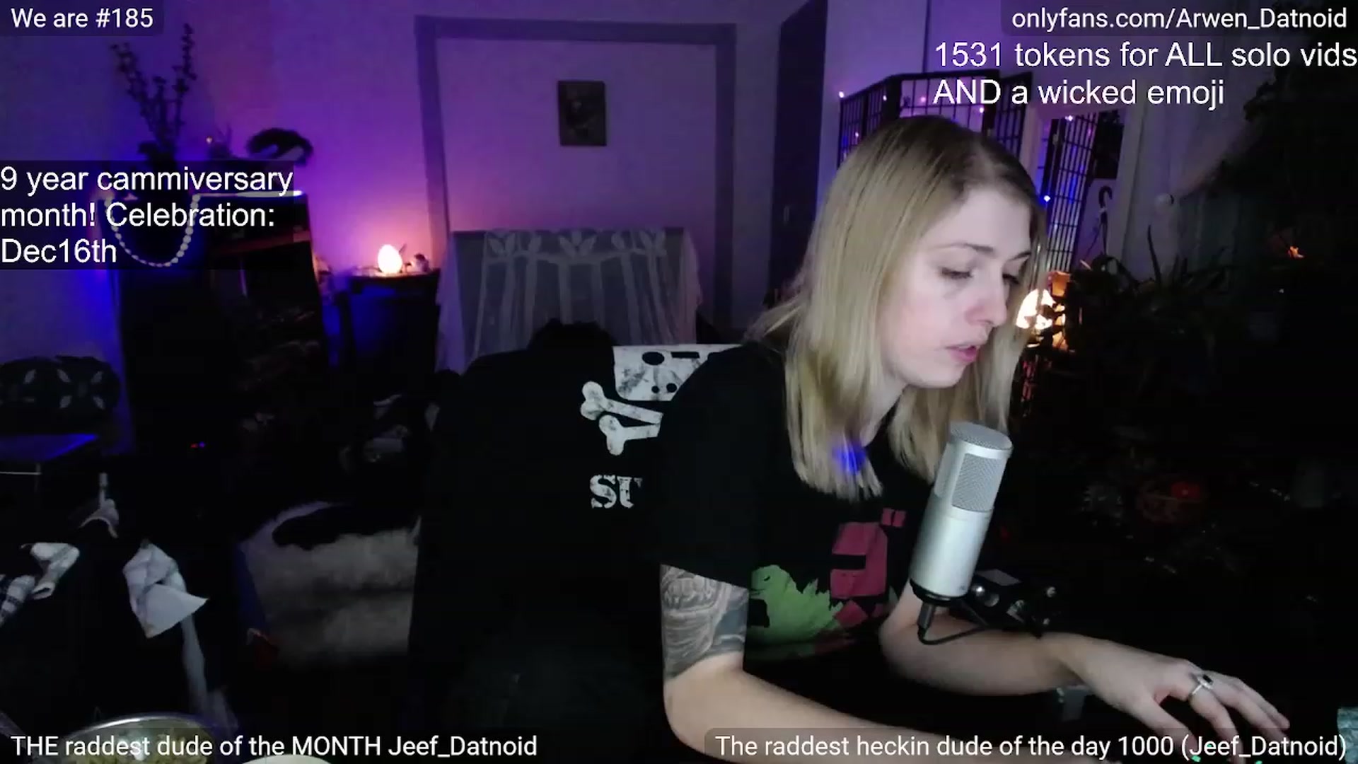 Gallery image thumbnail from Arwen_Datnoid's myfreecams stream on, 12/12/2022, 03:24 image 6 of 20
