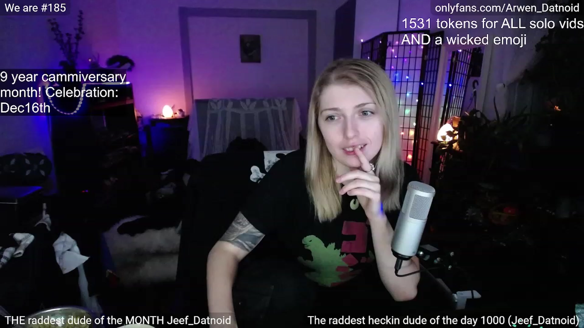 Gallery image thumbnail from Arwen_Datnoid's myfreecams stream on, 12/12/2022, 03:24 image 7 of 20