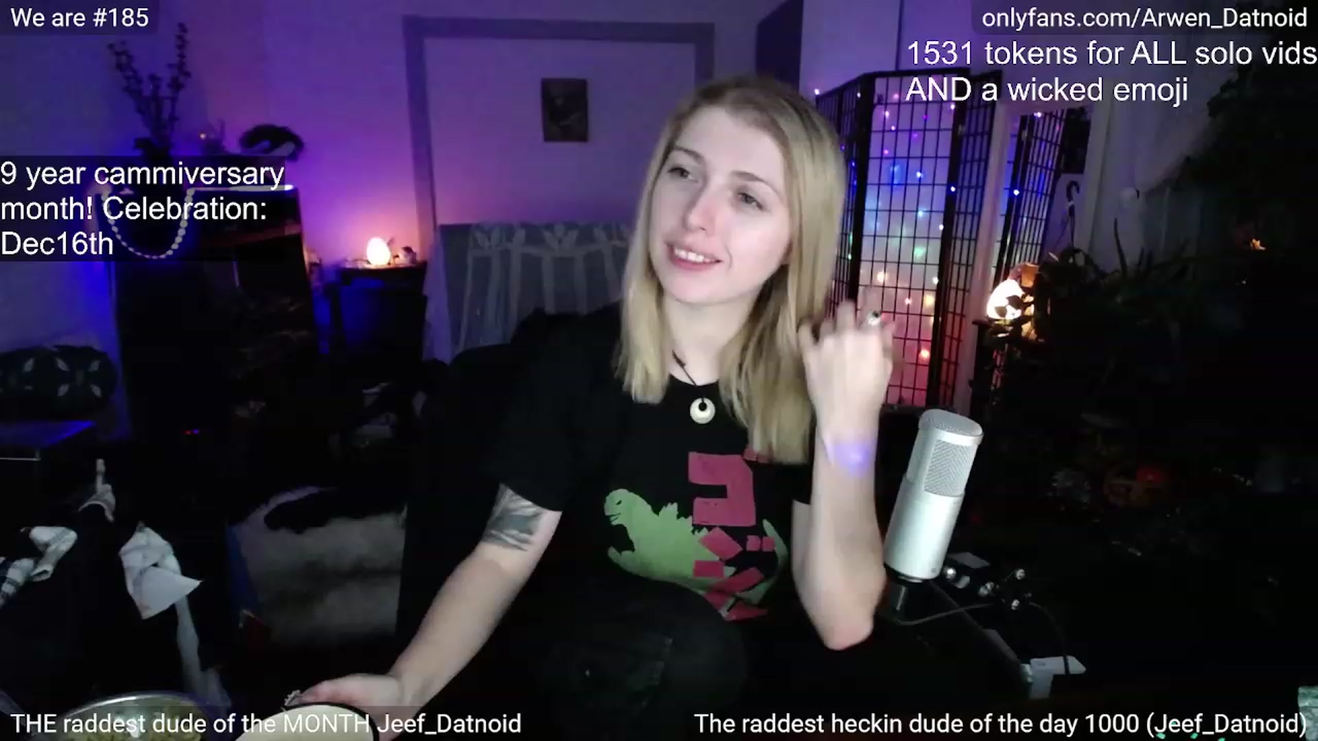 Gallery image thumbnail from Arwen_Datnoid's myfreecams stream on, 12/12/2022, 03:24 image 8 of 20