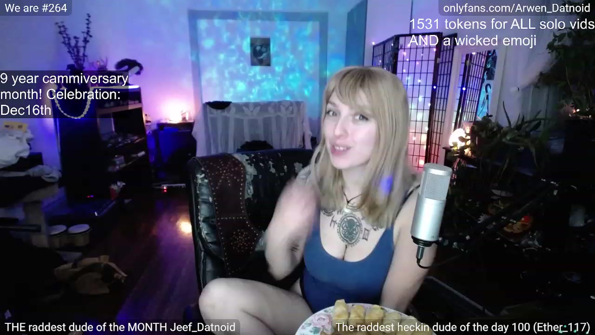 Gallery image thumbnail from Arwen_Datnoid's myfreecams stream on, 12/16/2022, 04:50 image 1 of 20