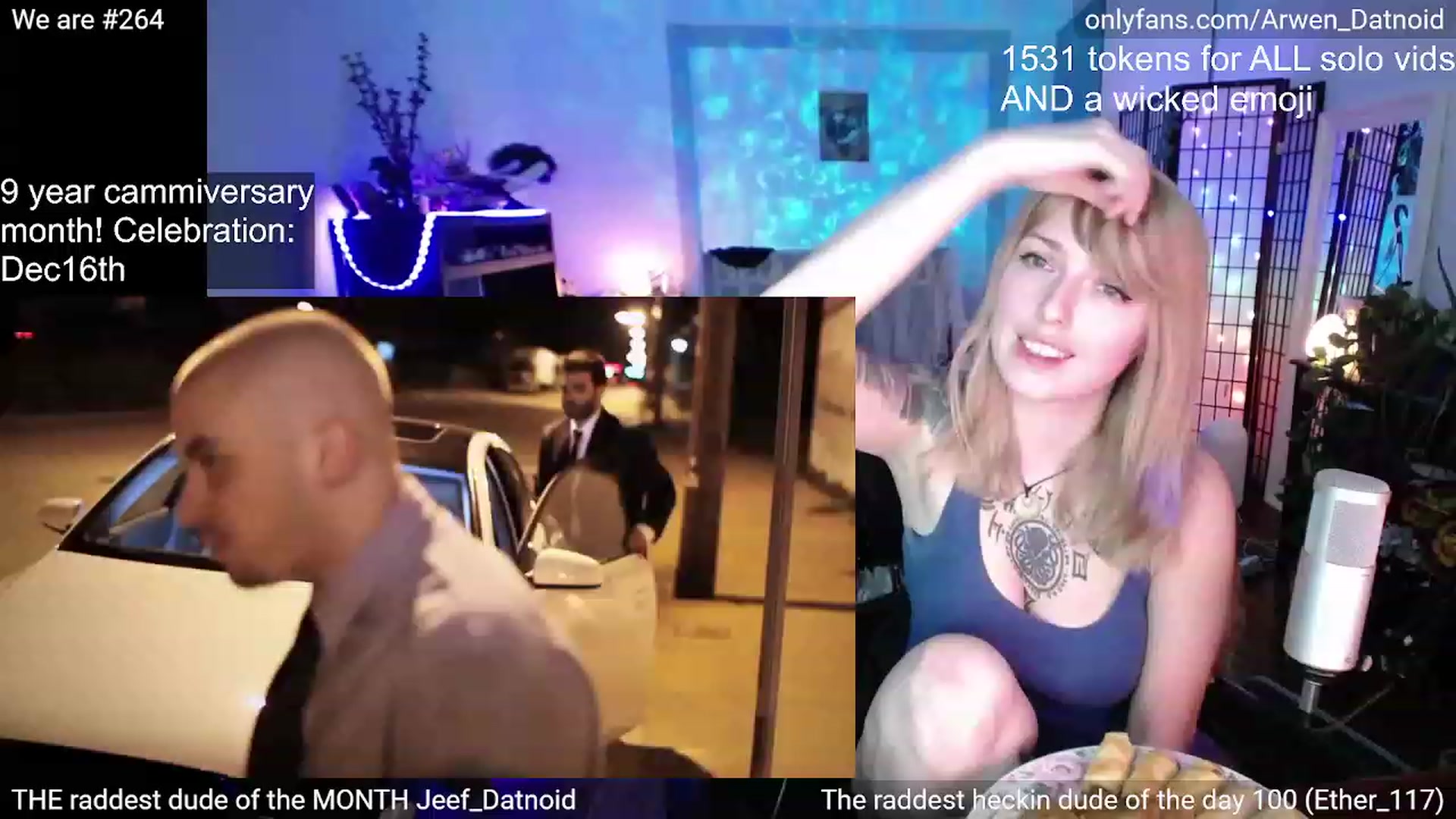 Gallery image thumbnail from Arwen_Datnoid's myfreecams stream on, 12/16/2022, 04:50 image 11 of 20