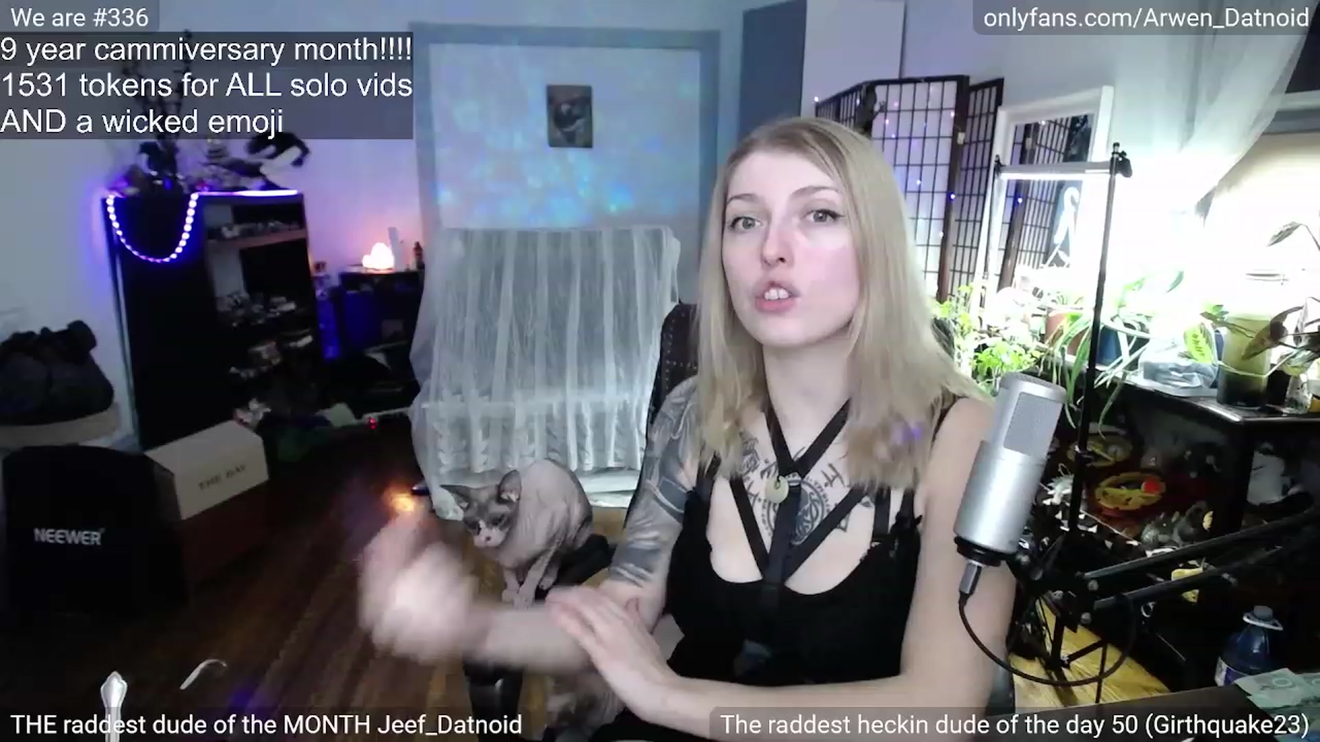 Gallery image thumbnail from Arwen_Datnoid's myfreecams stream on, 12/30/2022, 05:33 image 4 of 20