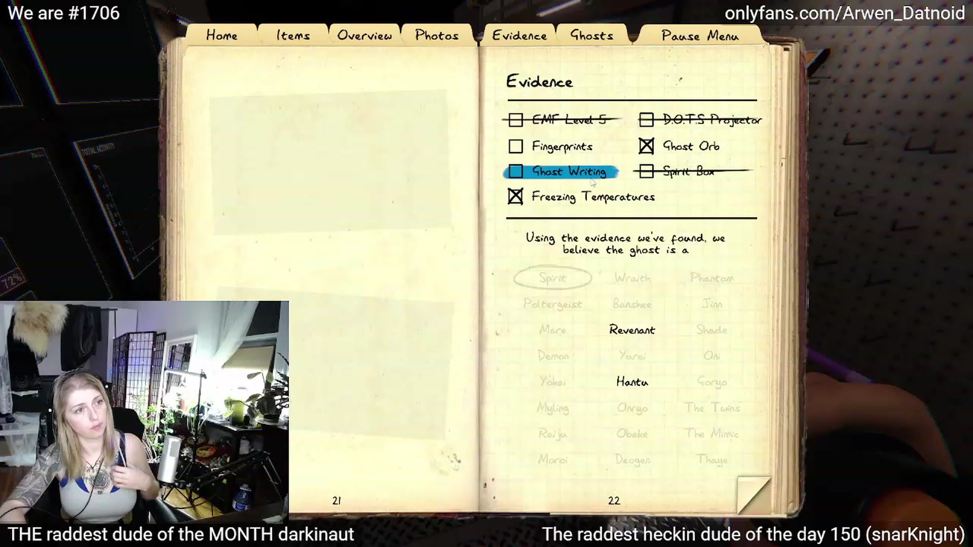 Gallery image thumbnail from Arwen_Datnoid's myfreecams stream on, 01/09/2023, 05:04 image 12 of 20