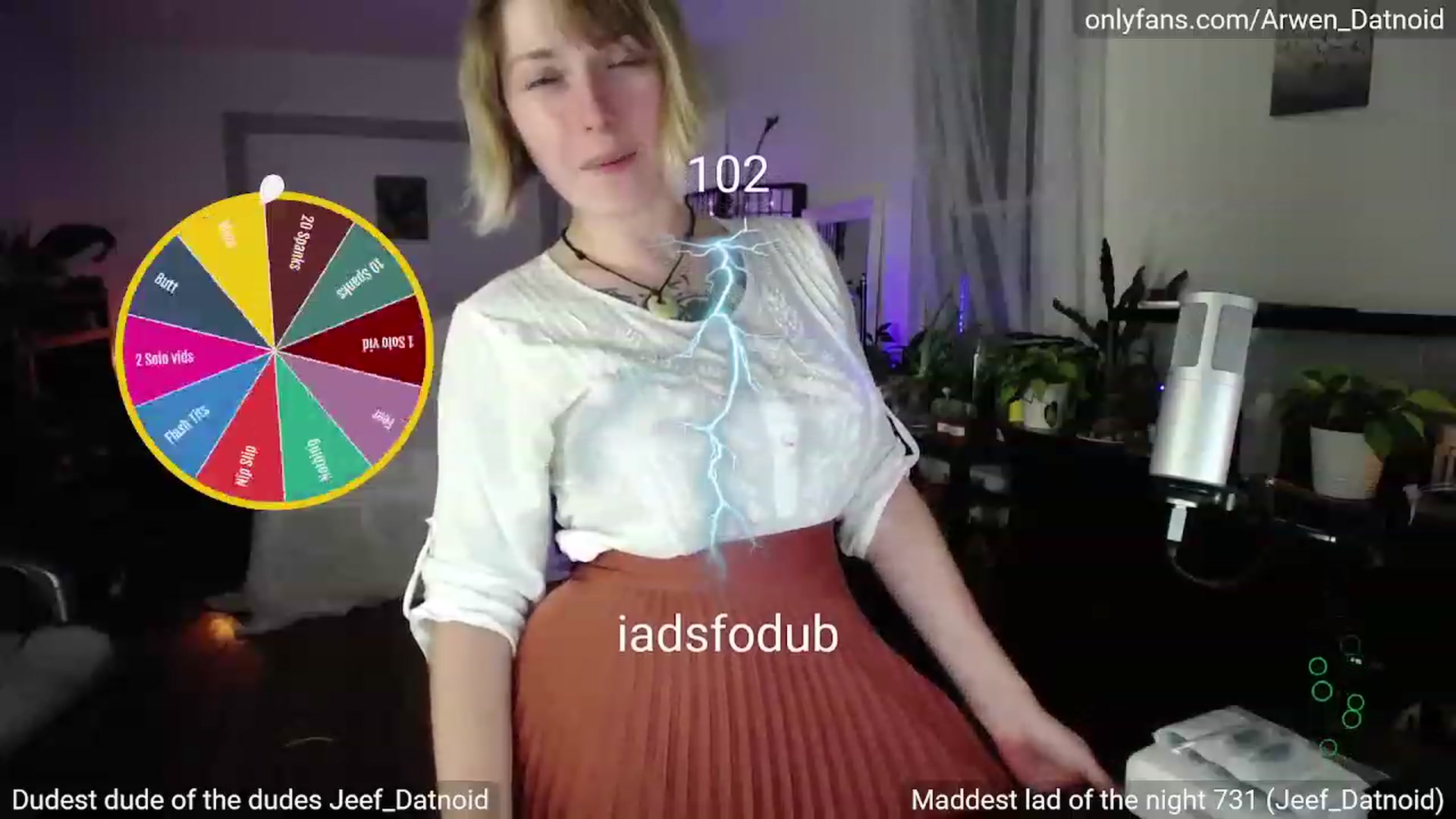 Gallery image thumbnail from Arwen_Datnoid's myfreecams stream on, 07/22/2023, 03:22 image 9 of 20