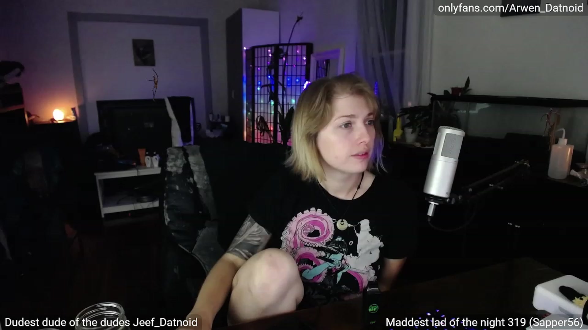Gallery image thumbnail from Arwen_Datnoid's myfreecams stream on, 08/25/2023, 02:34 image 9 of 20
