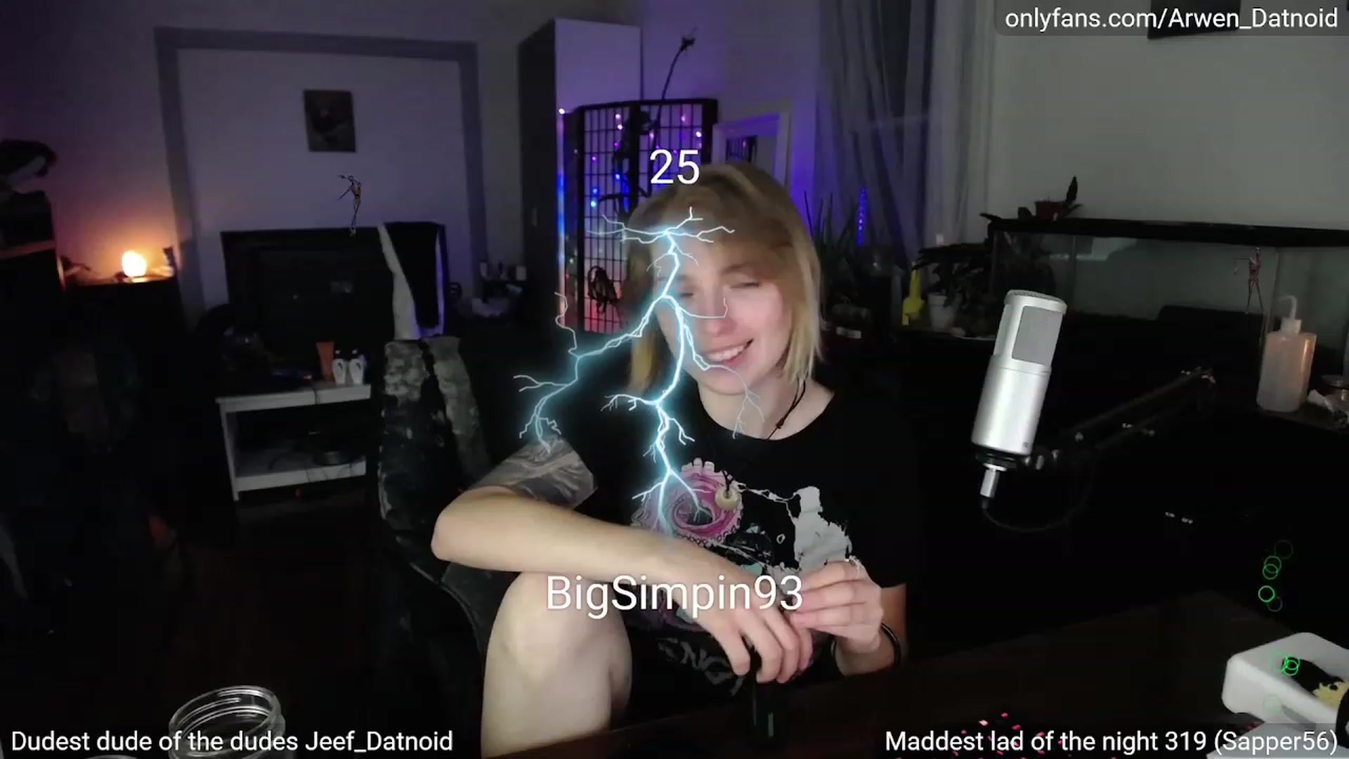 Gallery image thumbnail from Arwen_Datnoid's myfreecams stream on, 08/25/2023, 02:34 image 12 of 20
