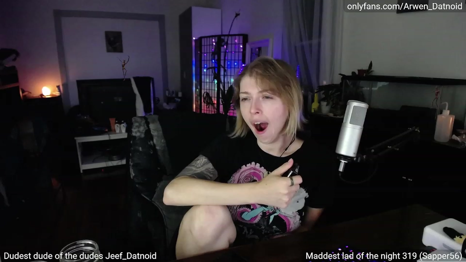 Gallery image thumbnail from Arwen_Datnoid's myfreecams stream on, 08/25/2023, 02:34 image 10 of 20