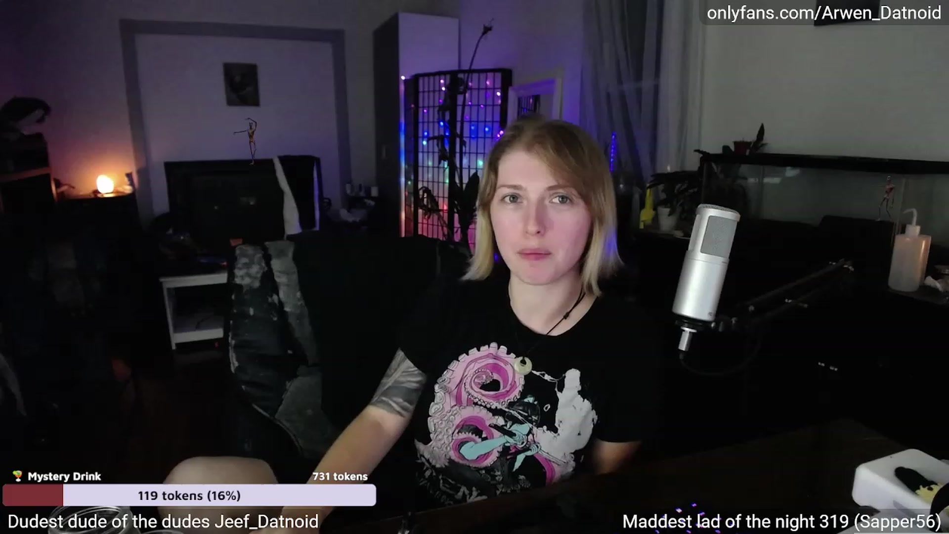Gallery image thumbnail from Arwen_Datnoid's myfreecams stream on, 08/25/2023, 04:13 image 16 of 20