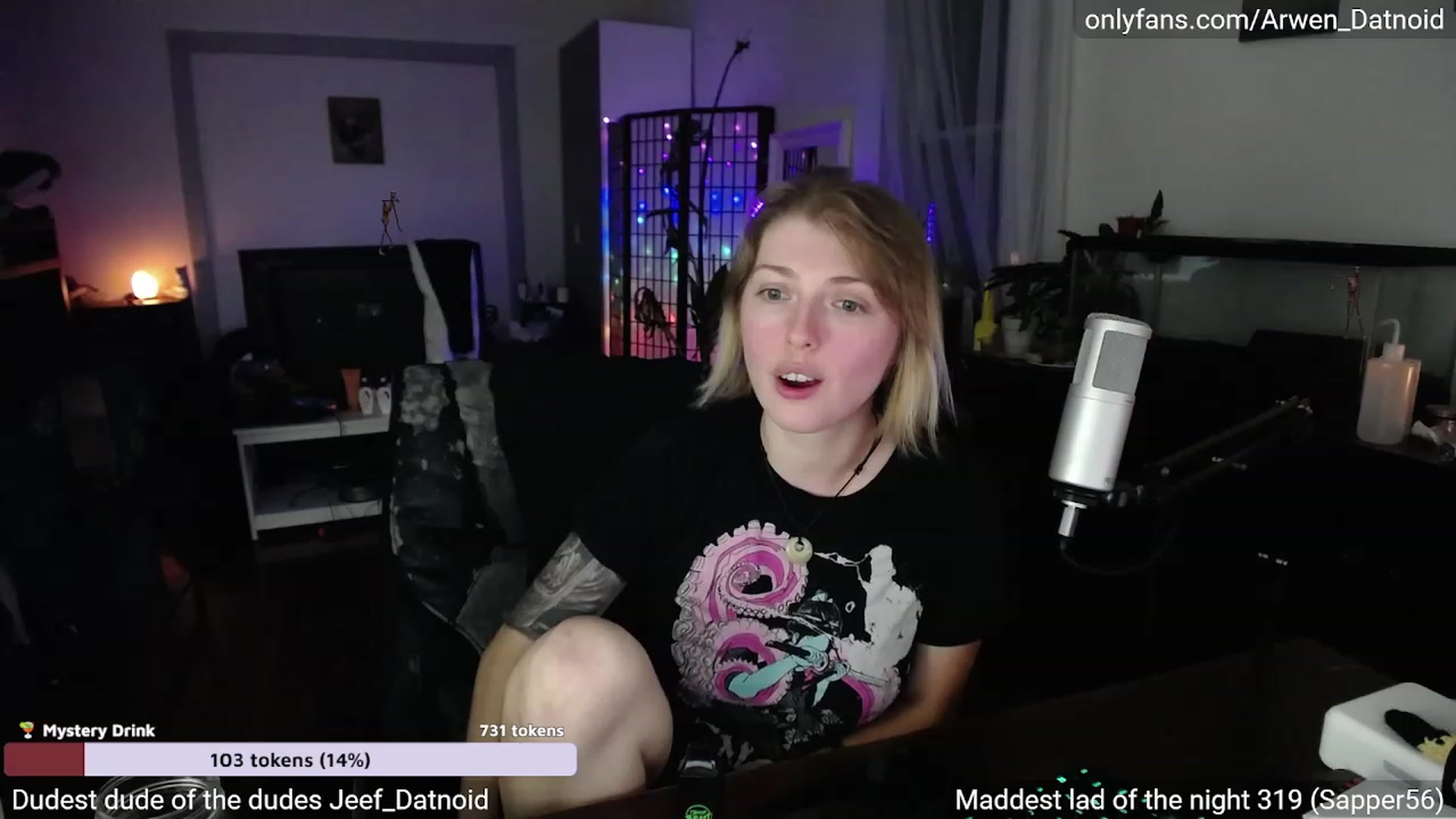 Gallery image thumbnail from Arwen_Datnoid's myfreecams stream on, 08/25/2023, 04:13 image 9 of 20