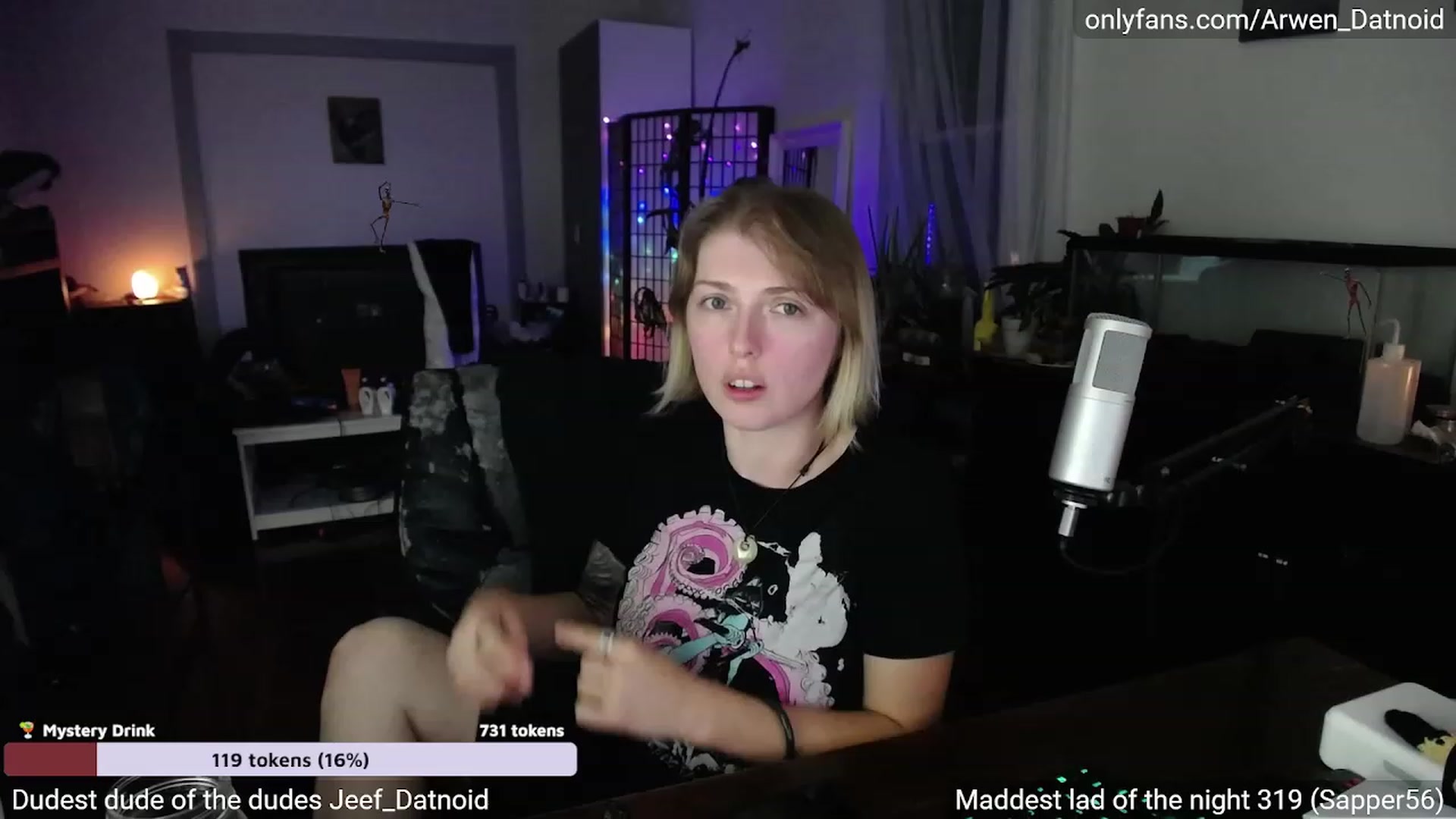 Gallery image thumbnail from Arwen_Datnoid's myfreecams stream on, 08/25/2023, 04:13 image 11 of 20