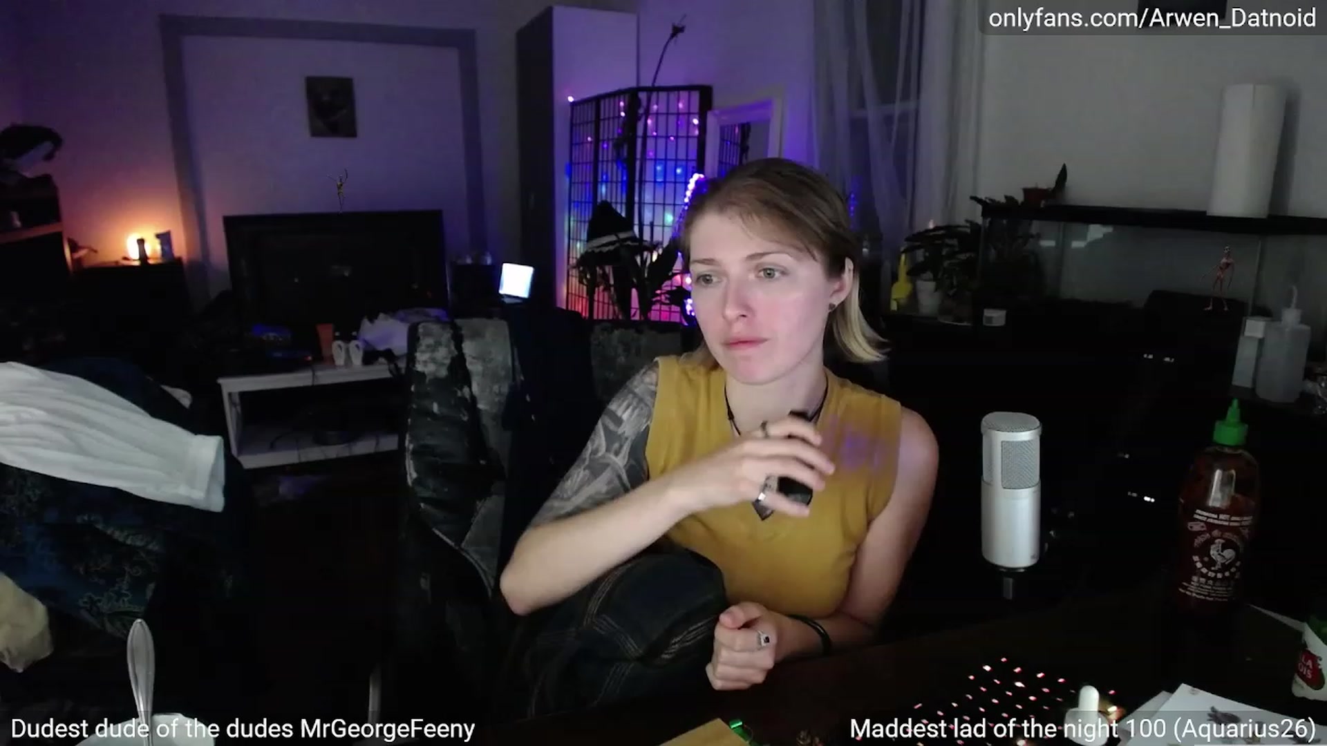 Gallery image thumbnail from Arwen_Datnoid's myfreecams stream on, 09/11/2023, 04:14 image 16 of 20