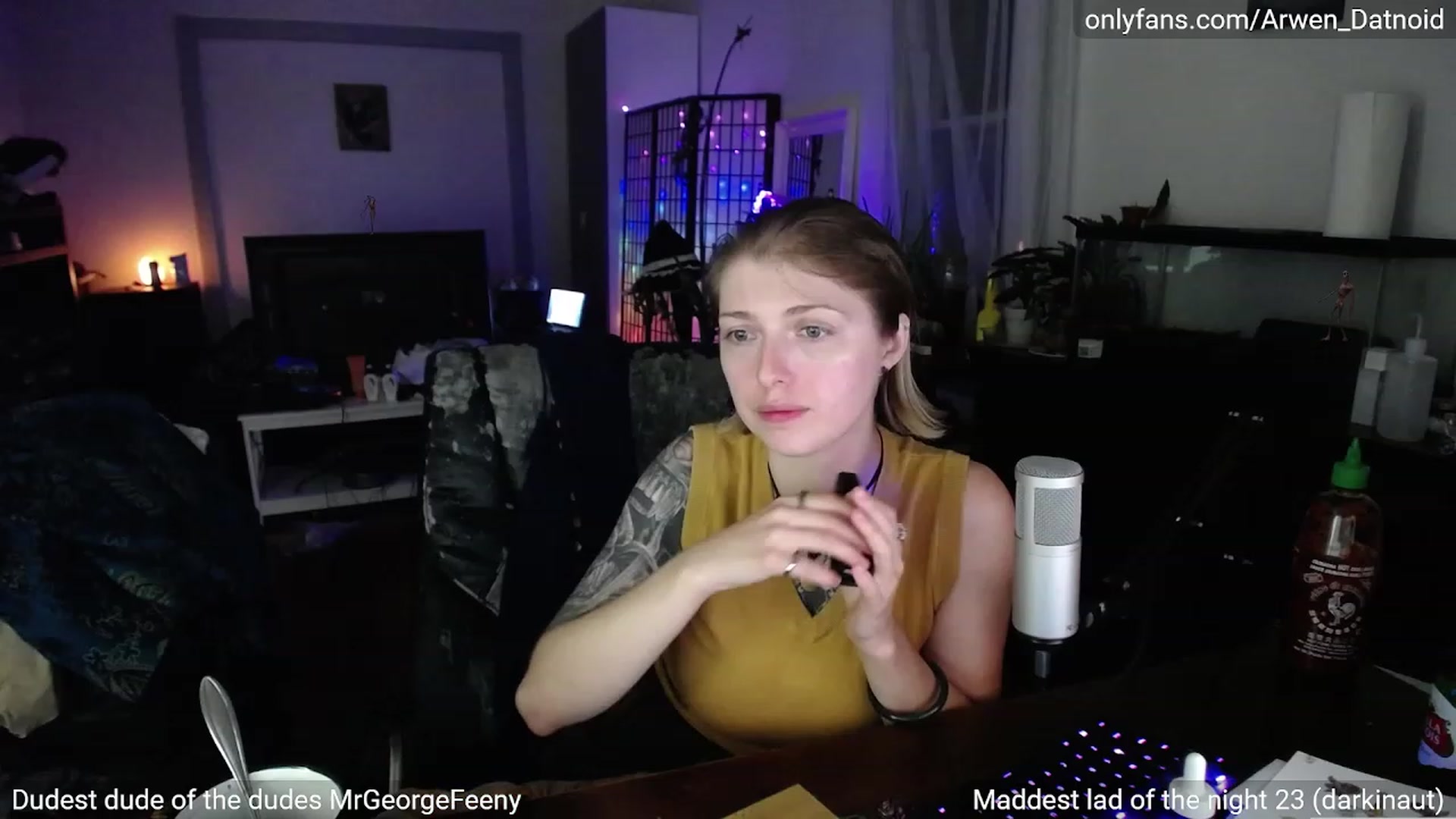 Gallery image thumbnail from Arwen_Datnoid's myfreecams stream on, 09/11/2023, 04:14 image 9 of 20