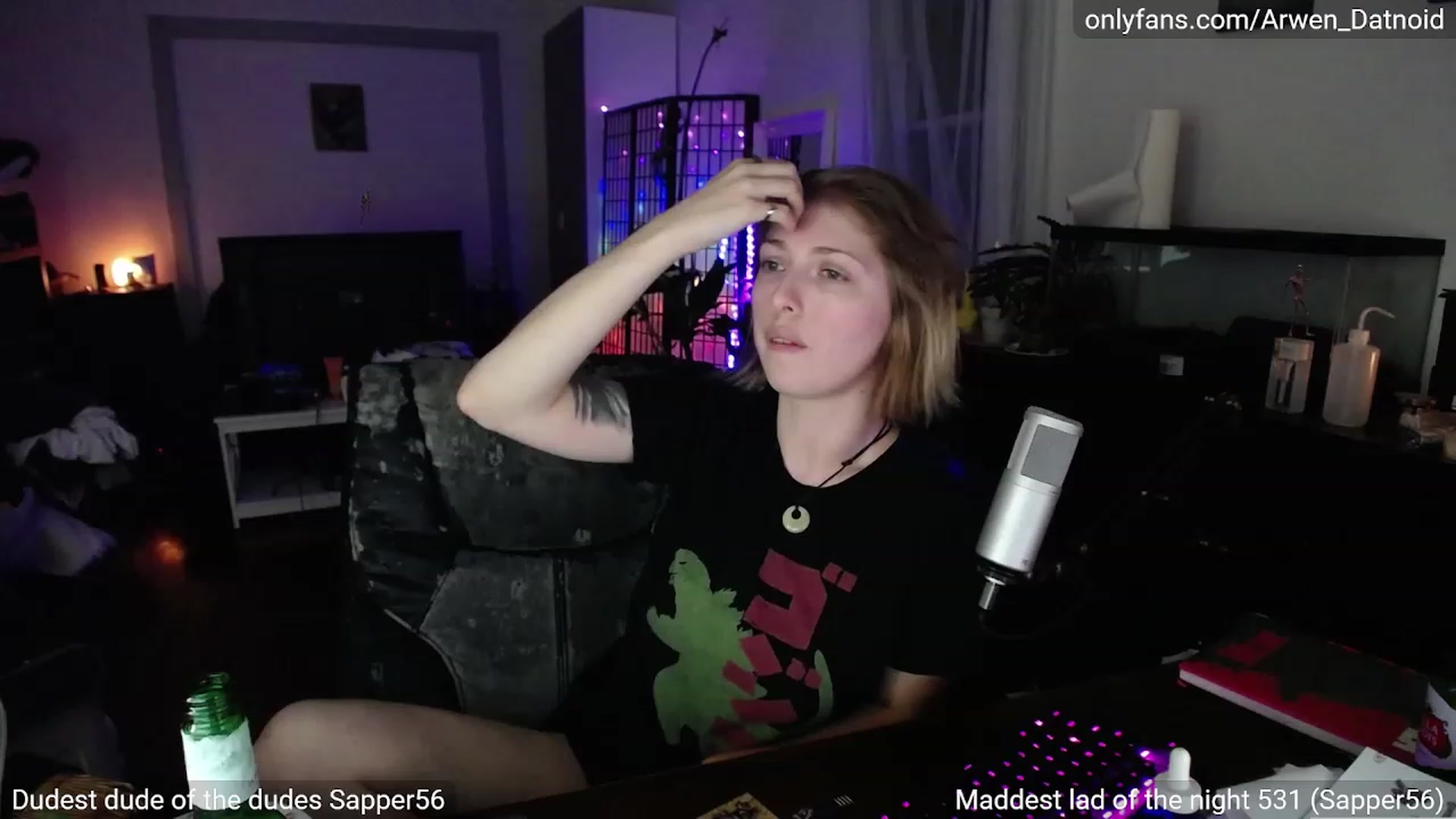Gallery image thumbnail from Arwen_Datnoid's myfreecams stream on, 09/15/2023, 04:34 image 1 of 20
