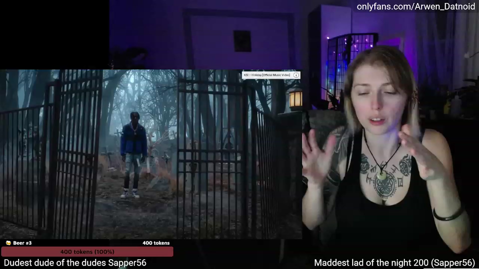 Gallery image thumbnail from Arwen_Datnoid's myfreecams stream on, 10/07/2023, 04:31 image 6 of 20