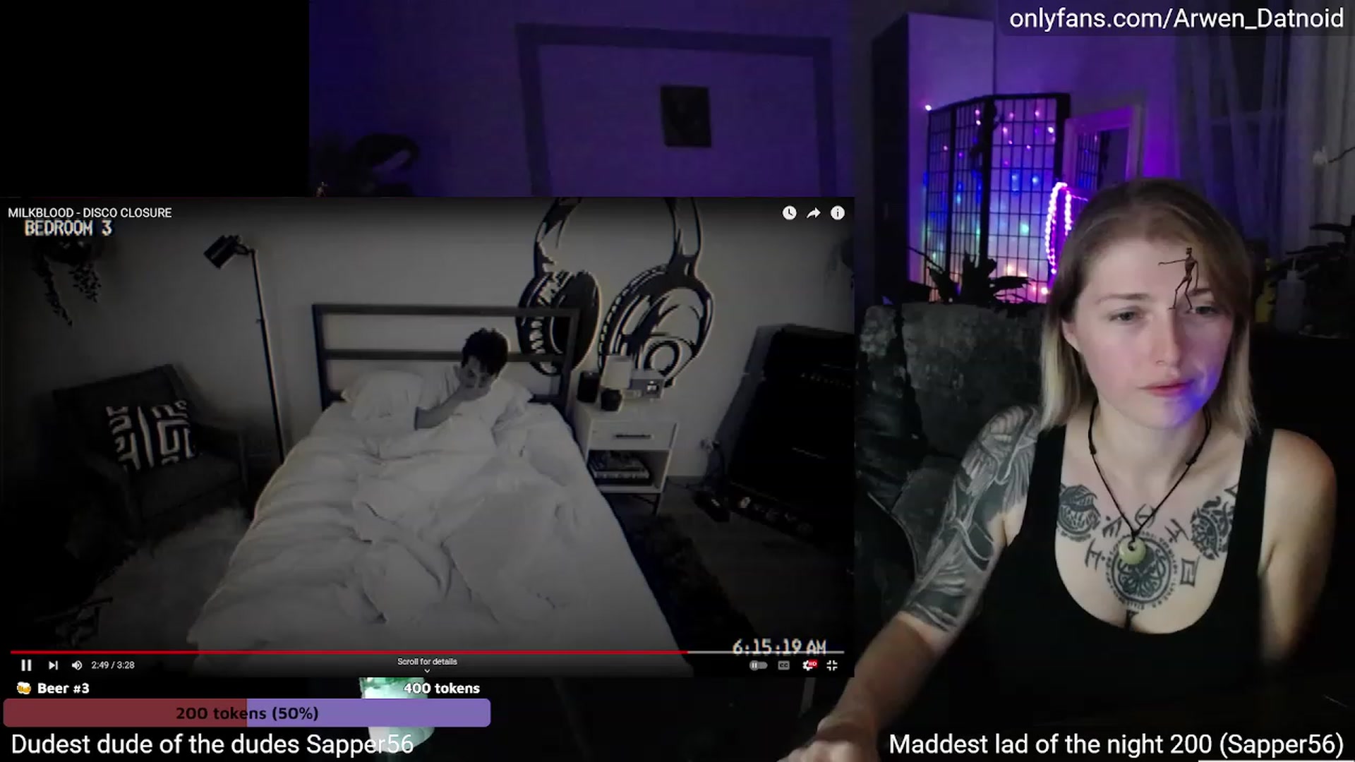 Gallery image thumbnail from Arwen_Datnoid's myfreecams stream on, 10/07/2023, 04:31 image 2 of 20
