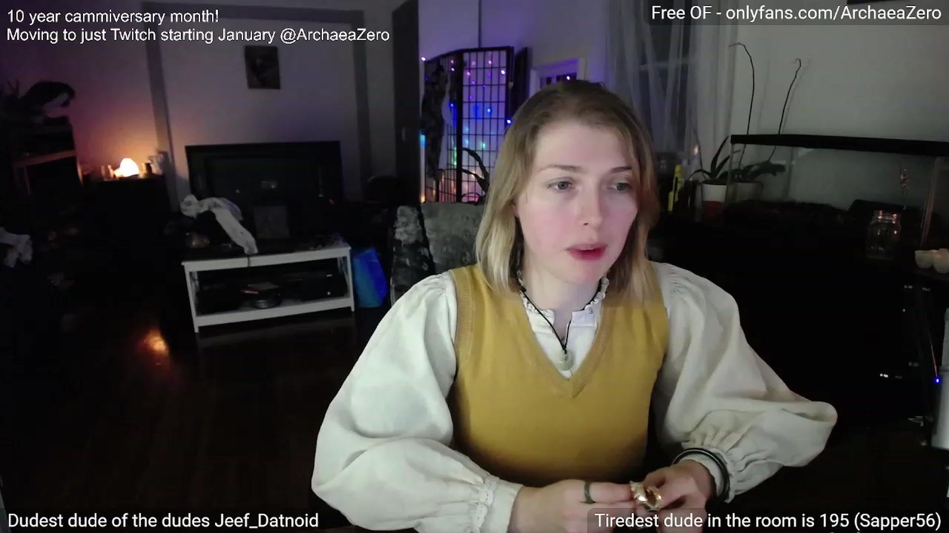 Gallery image thumbnail from Arwen_Datnoid's myfreecams stream on, 12/30/2023, 06:06 image 11 of 20