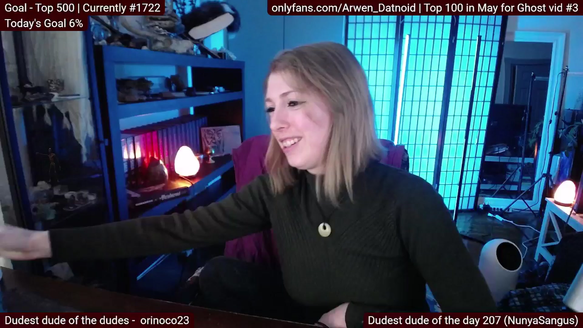 Gallery image thumbnail from Arwen_Datnoid's myfreecams stream on, 03/23/2025, 05:11 image 2 of 20