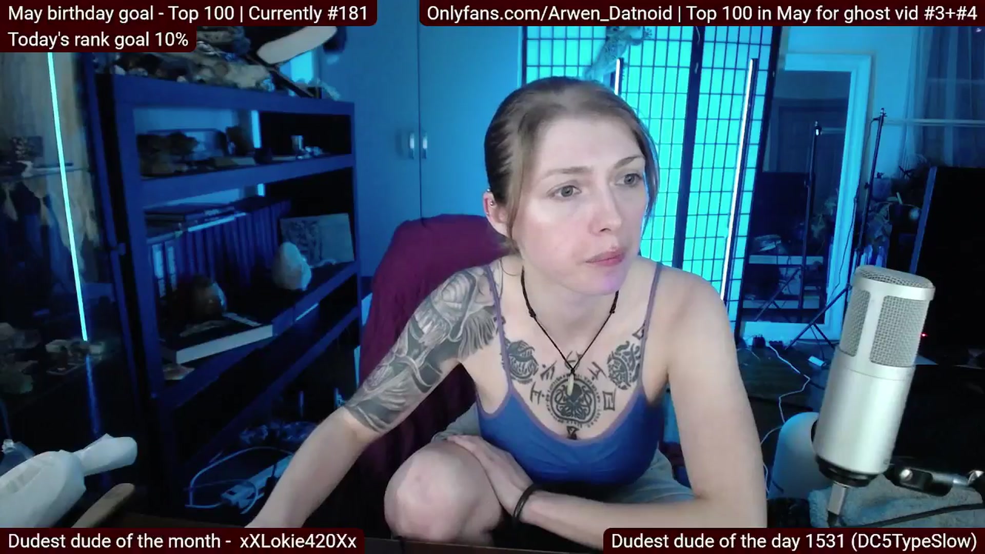 Gallery image thumbnail from Arwen_Datnoid's myfreecams stream on, 05/05/2025, 03:55 image 15 of 20