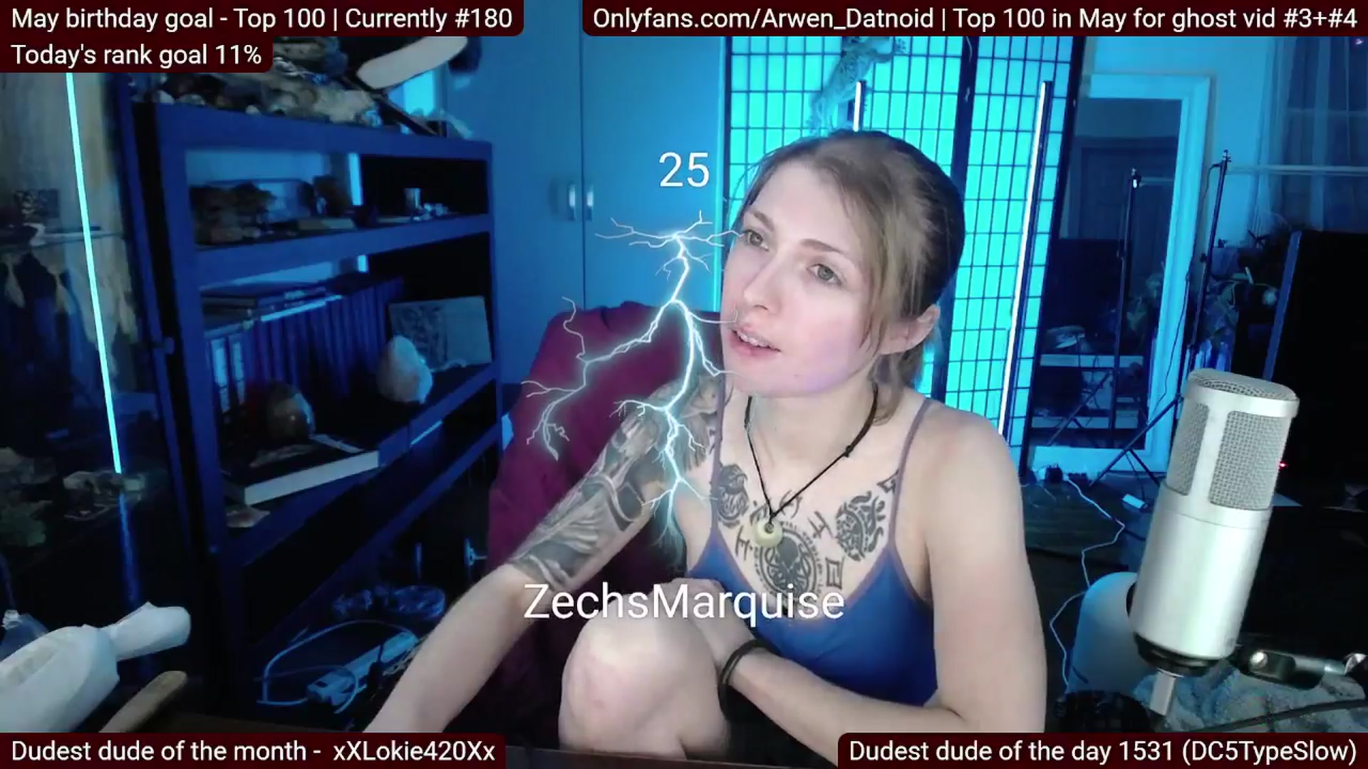 Gallery image thumbnail from Arwen_Datnoid's myfreecams stream on, 05/05/2025, 03:55 image 17 of 20