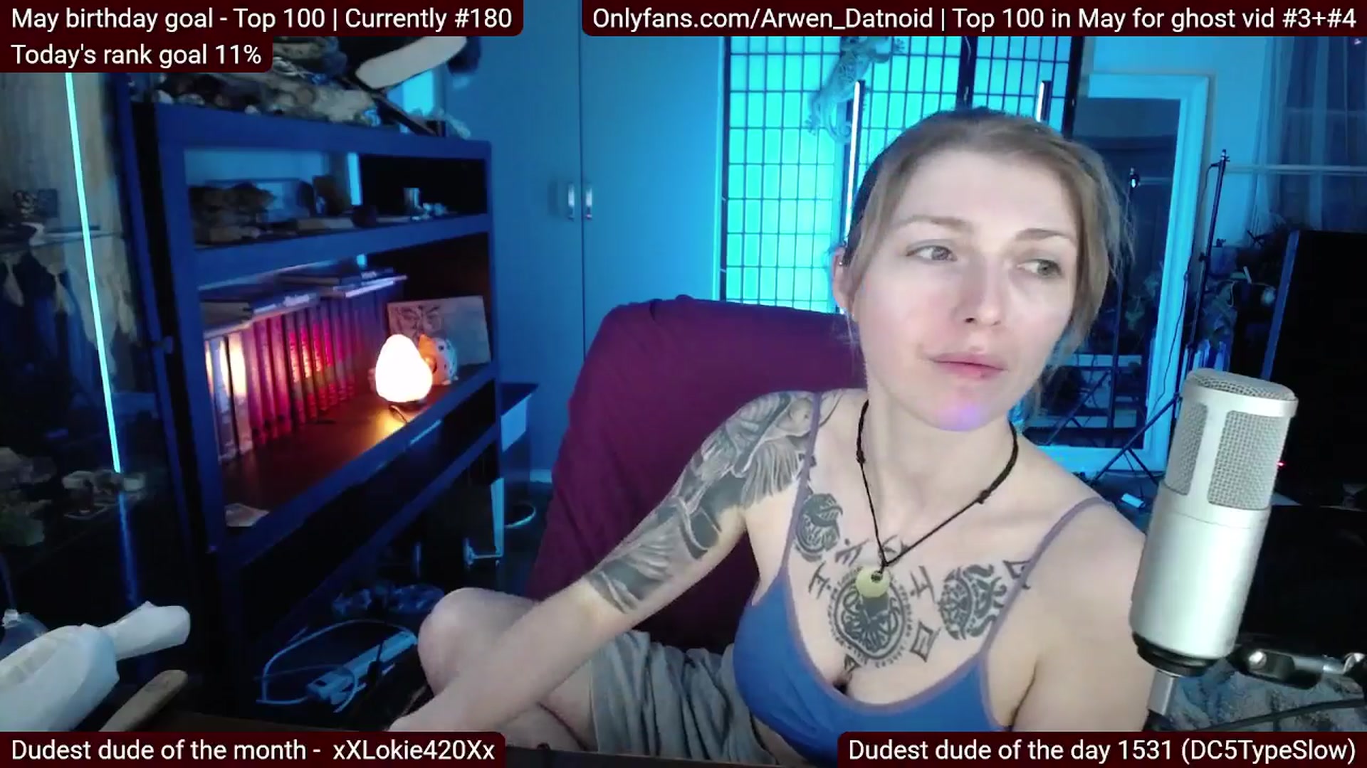 Gallery image thumbnail from Arwen_Datnoid's myfreecams stream on, 05/05/2025, 03:55 image 18 of 20