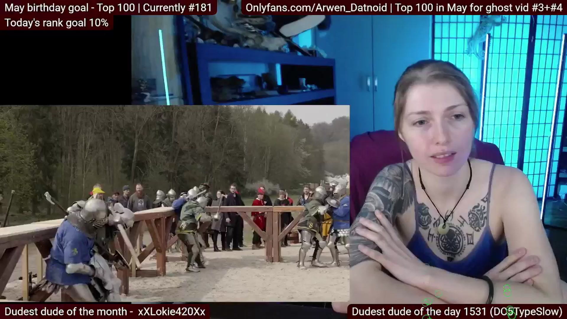 Gallery image thumbnail from Arwen_Datnoid's myfreecams stream on, 05/05/2025, 03:55 image 9 of 20