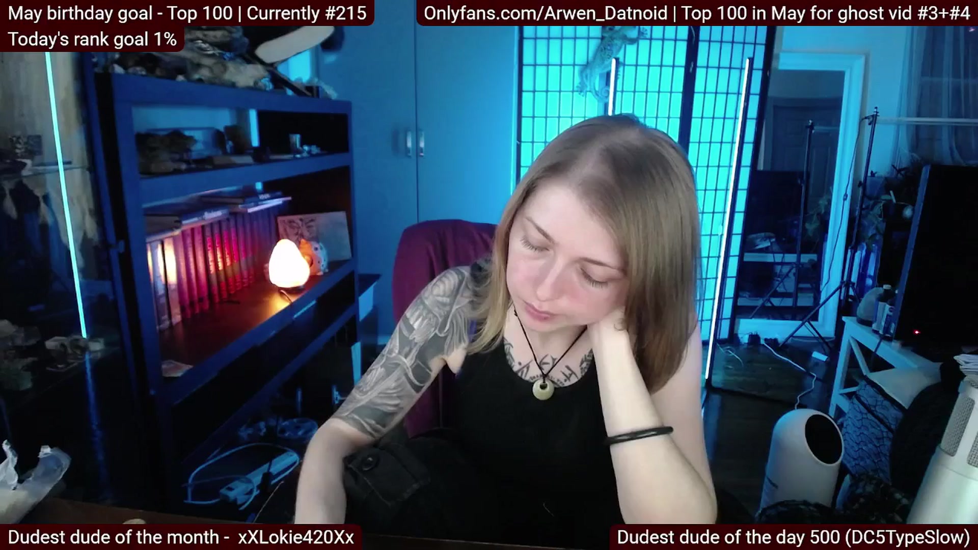 Gallery image thumbnail from Arwen_Datnoid's myfreecams stream on, 05/06/2025, 03:23 image 1 of 20