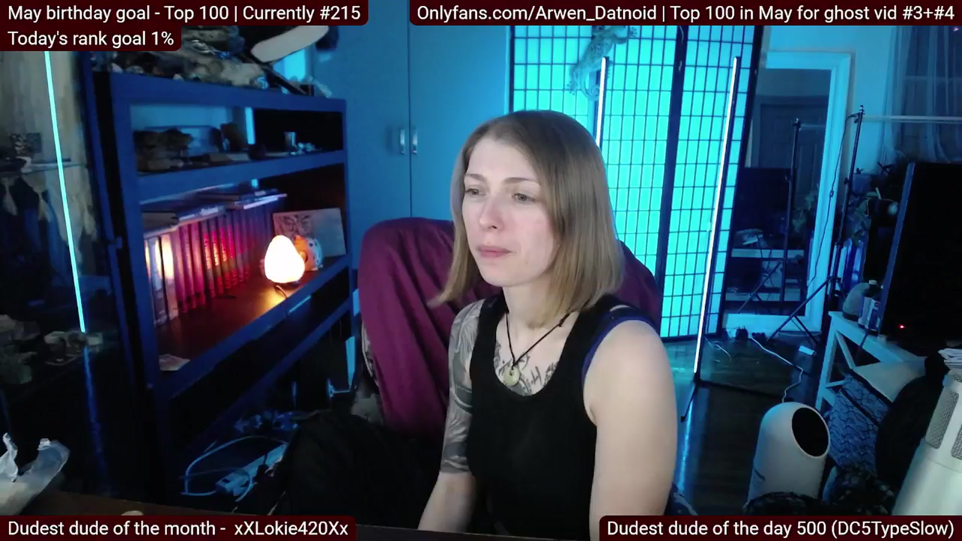 Gallery image thumbnail from Arwen_Datnoid's myfreecams stream on, 05/06/2025, 03:23 image 6 of 20