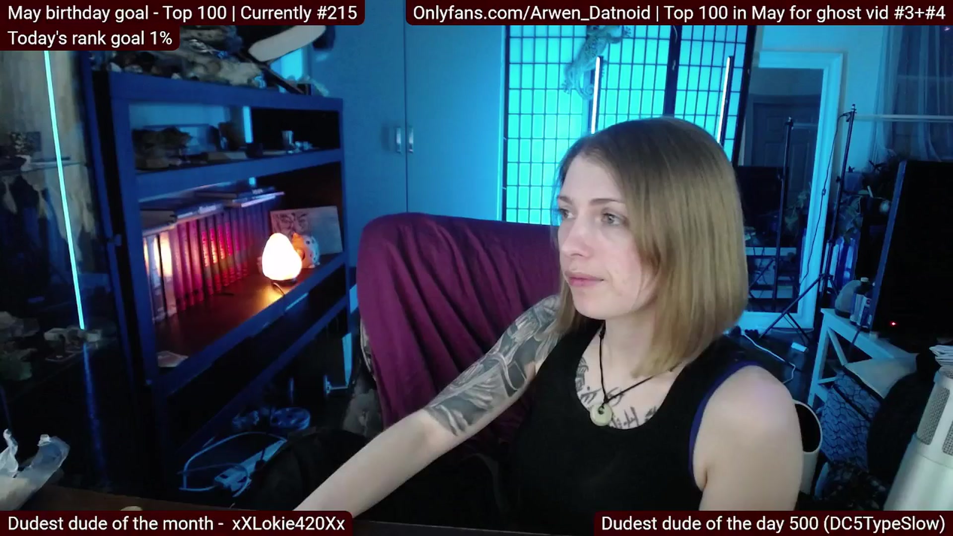Gallery image thumbnail from Arwen_Datnoid's myfreecams stream on, 05/06/2025, 03:23 image 8 of 20
