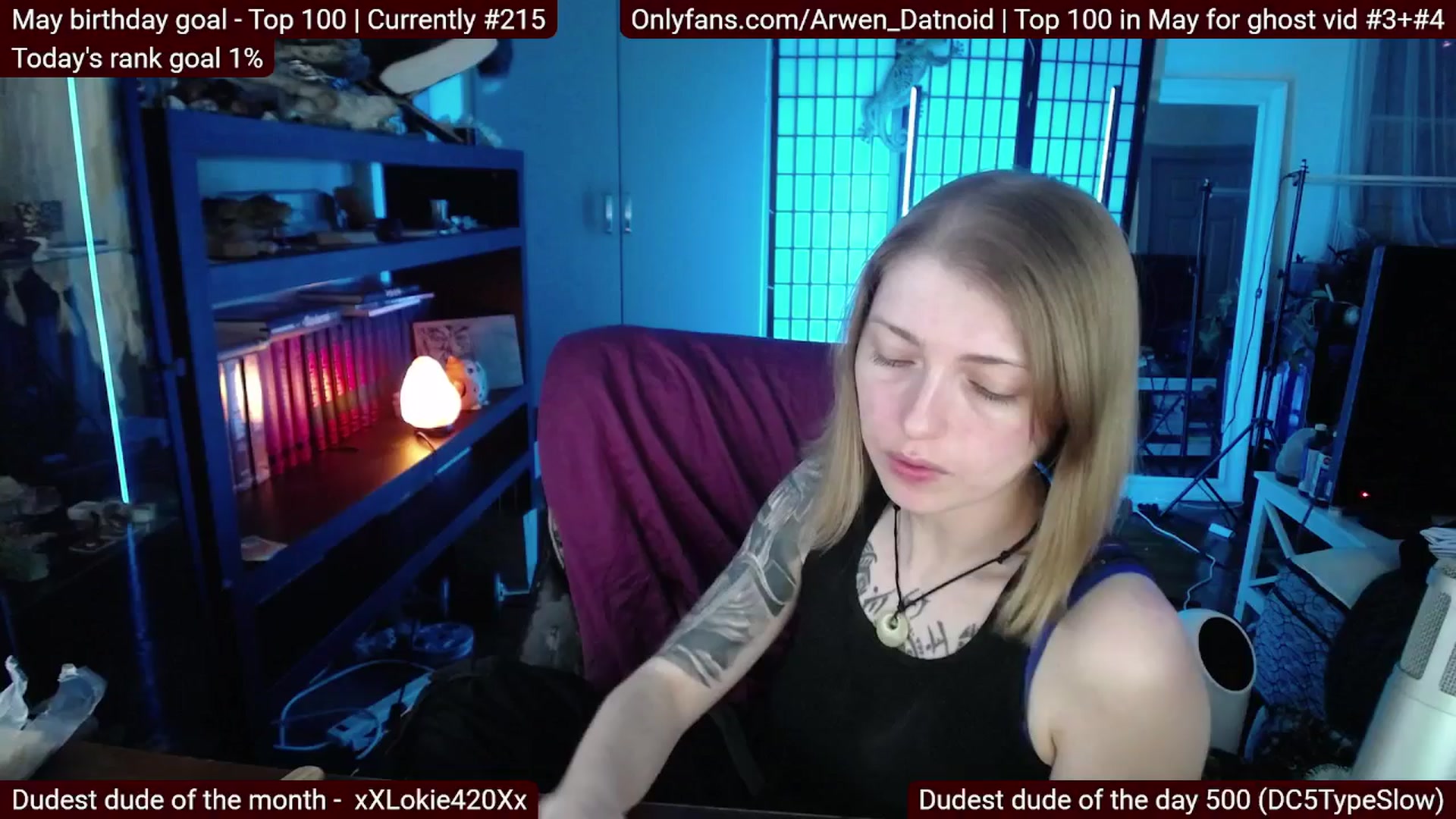 Gallery image thumbnail from Arwen_Datnoid's myfreecams stream on, 05/06/2025, 03:23 image 13 of 20