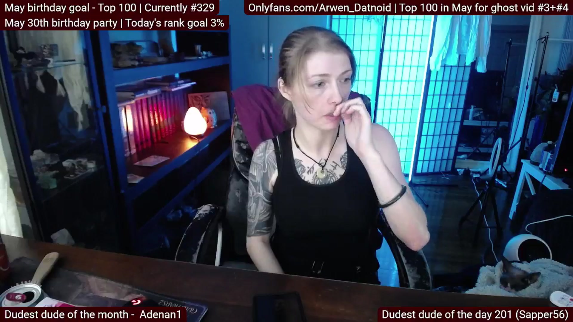 Gallery image thumbnail from Arwen_Datnoid's myfreecams stream on, 05/13/2025, 03:05 image 17 of 20