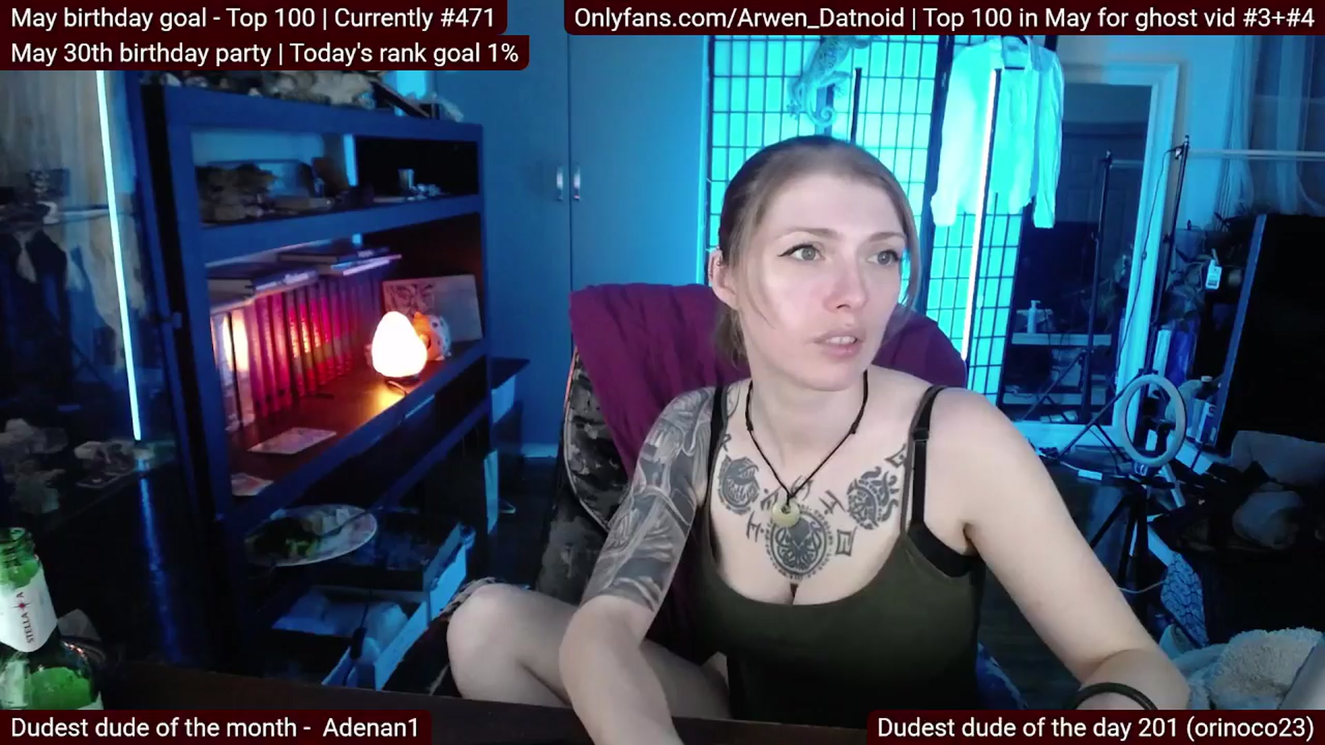 Gallery image thumbnail from Arwen_Datnoid's myfreecams stream on, 05/17/2025, 05:09 image 4 of 20