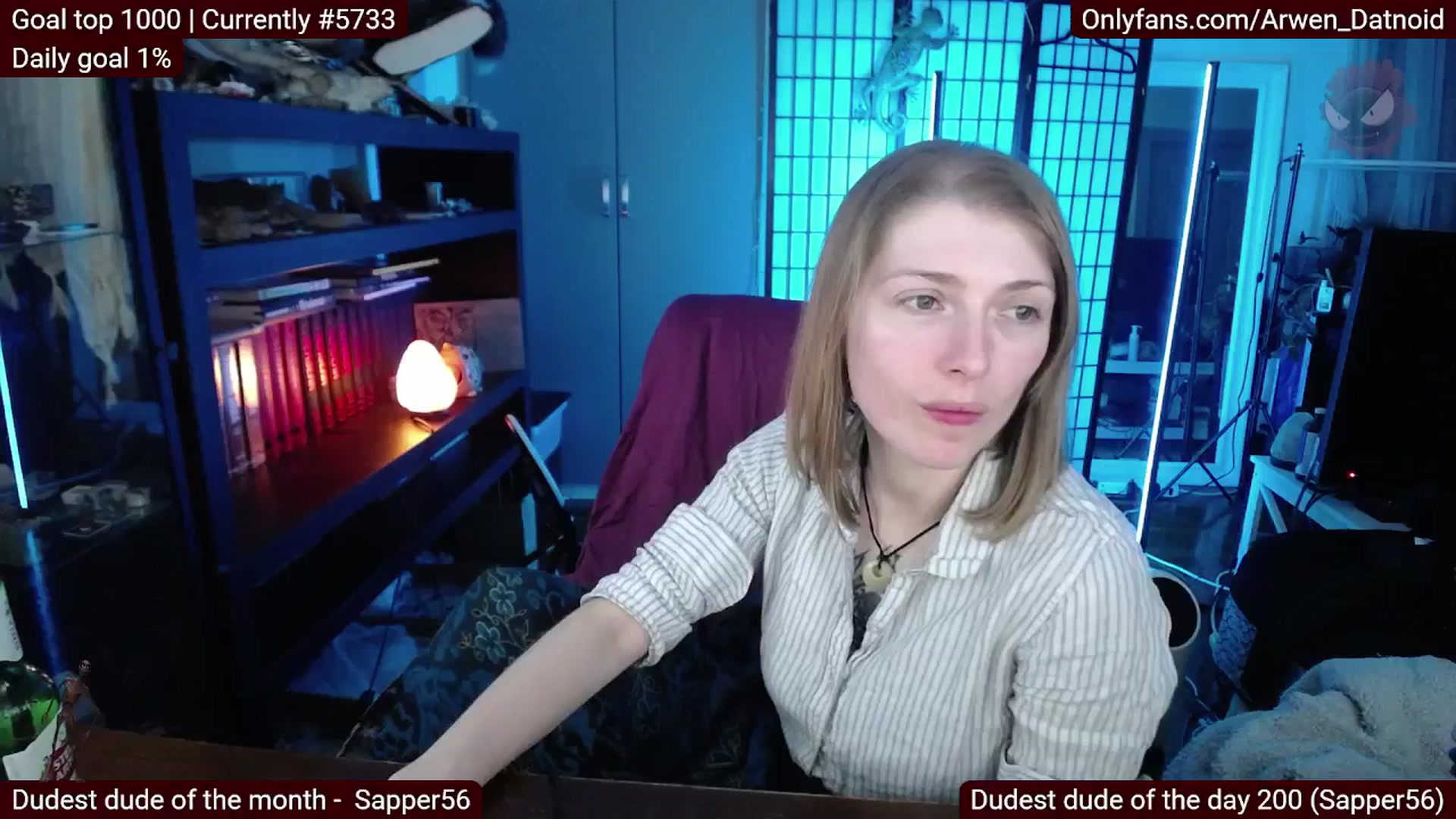 Gallery image thumbnail from Arwen_Datnoid's myfreecams stream on, 06/14/2025, 05:14 image 5 of 20