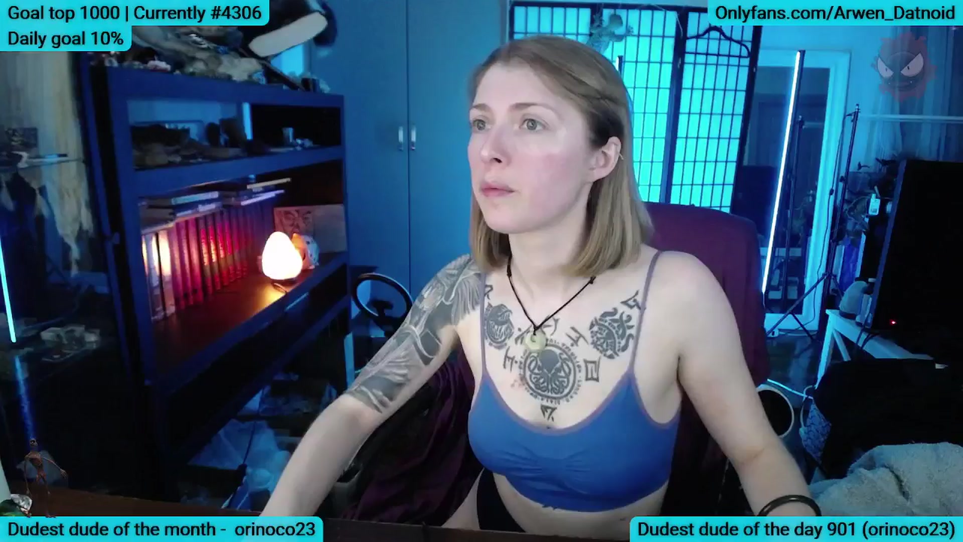 Gallery image thumbnail from Arwen_Datnoid's myfreecams stream on, 06/14/2025, 05:14 image 8 of 20