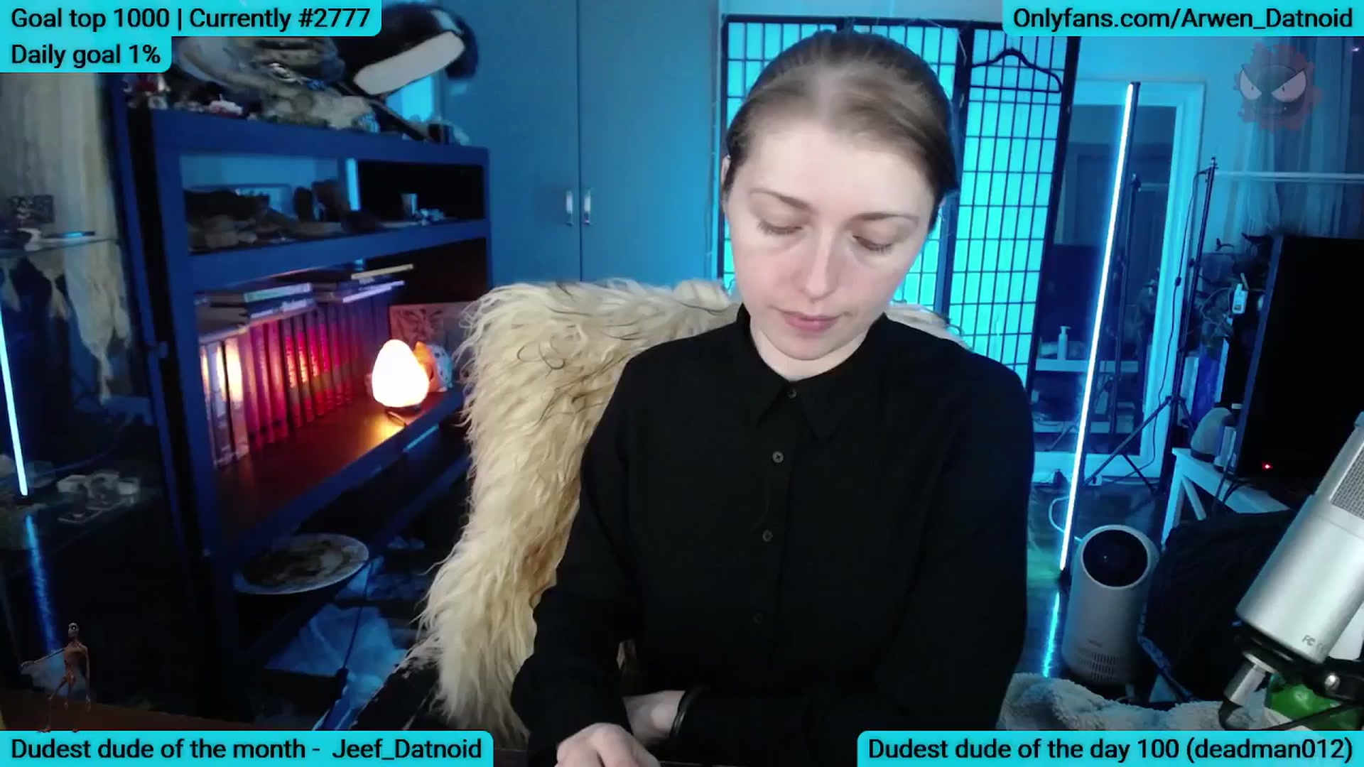 Gallery image thumbnail from Arwen_Datnoid's myfreecams stream on, 06/15/2025, 06:06 image 7 of 20
