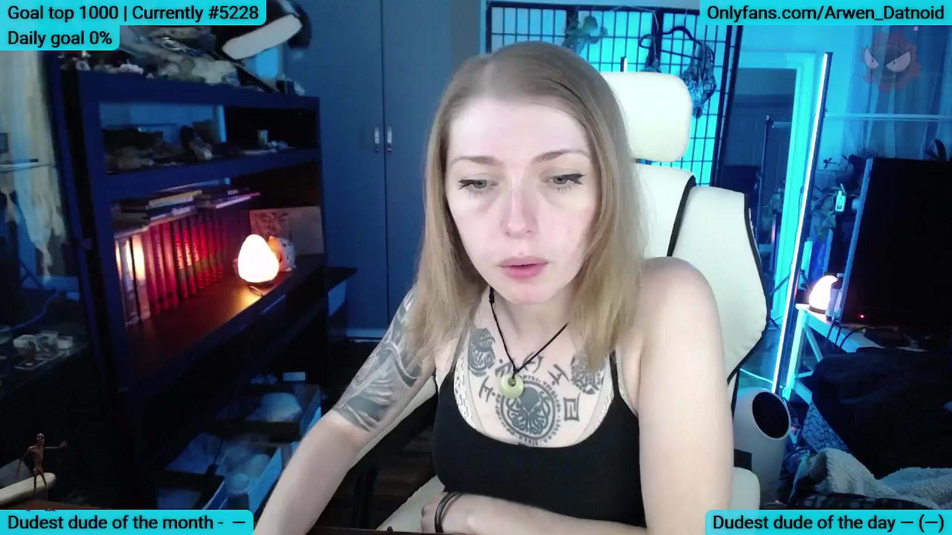 Gallery image thumbnail from Arwen_Datnoid's myfreecams stream on, 07/05/2025, 06:39 image 1 of 20