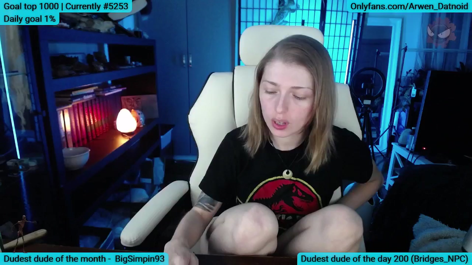 Gallery image thumbnail from Arwen_Datnoid's myfreecams stream on, 07/19/2025, 05:37 image 4 of 20