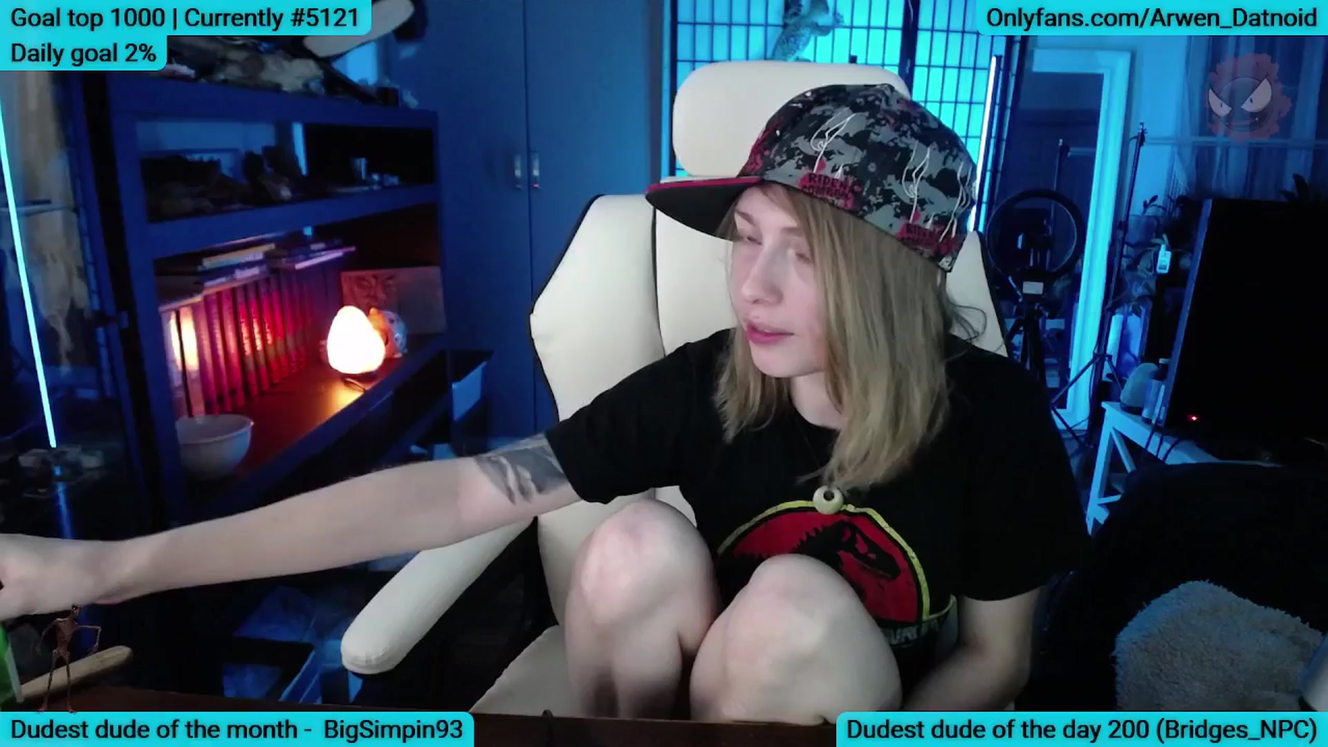 Gallery image thumbnail from Arwen_Datnoid's myfreecams stream on, 07/19/2025, 05:37 image 6 of 20