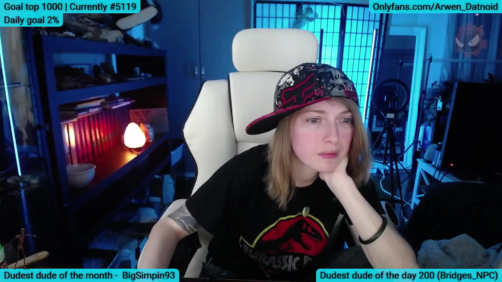Gallery image thumbnail from Arwen_Datnoid's myfreecams stream on, 07/19/2025, 05:37 image 9 of 20
