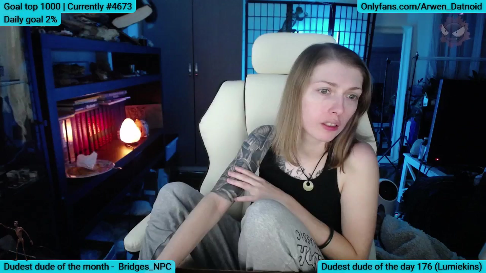 Gallery image thumbnail from Arwen_Datnoid's myfreecams stream on, 07/20/2025, 06:08 image 5 of 20