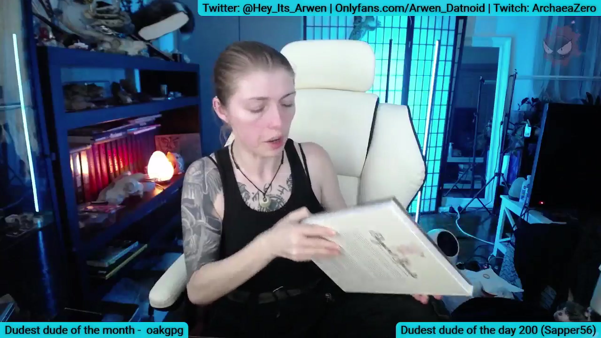 Gallery image thumbnail from Arwen_Datnoid's myfreecams stream on, 08/25/2025, 03:53 image 8 of 20