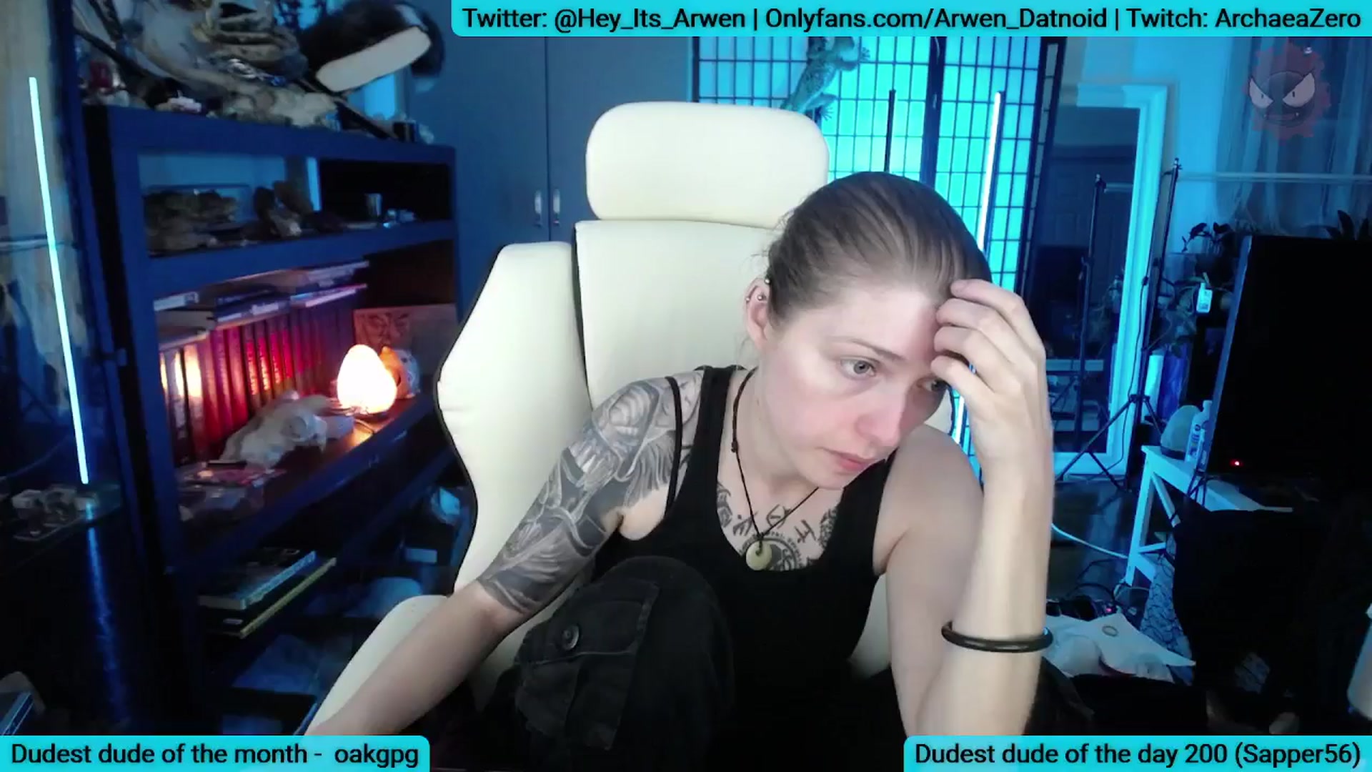 Gallery image thumbnail from Arwen_Datnoid's myfreecams stream on, 08/25/2025, 03:53 image 2 of 20