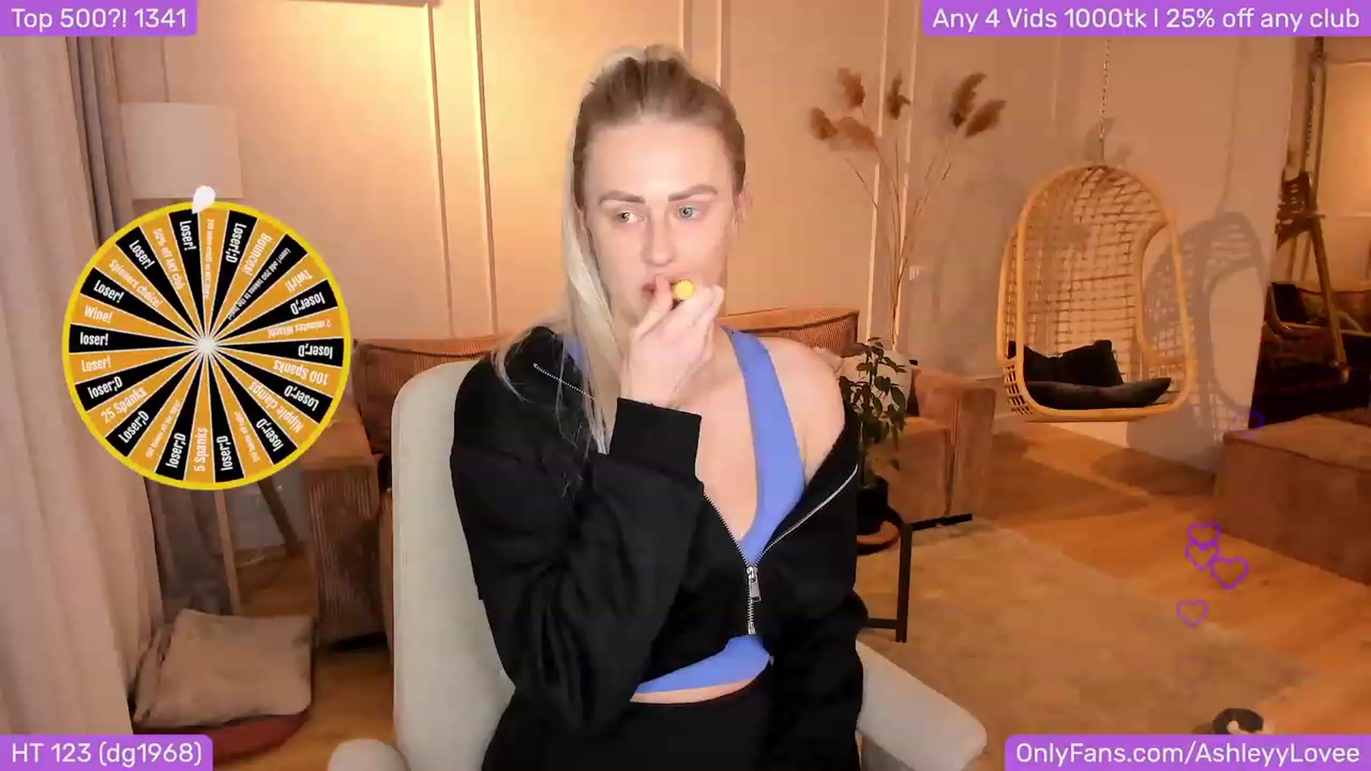 Gallery image thumbnail from AshleyyLovee's myfreecams stream on, 12/03/2023, 21:42 image 4 of 20