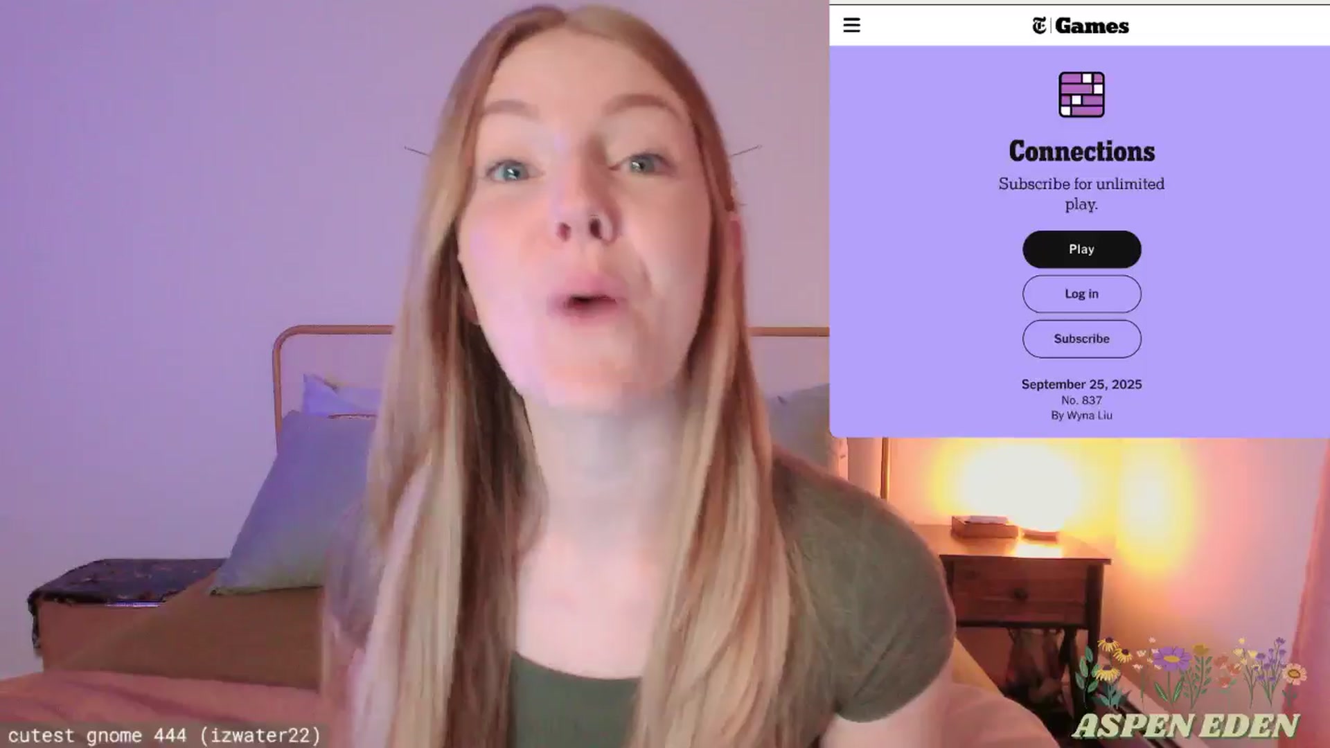 Gallery image thumbnail from AspenEden's myfreecams stream on, 09/25/2025, 22:47 image 11 of 20