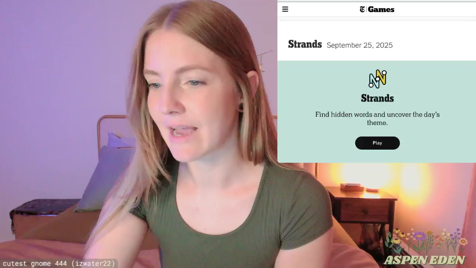 Gallery image thumbnail from AspenEden's myfreecams stream on, 09/25/2025, 22:47 image 16 of 20