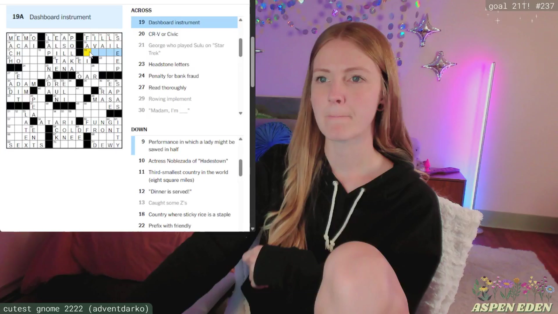 Gallery image thumbnail from AspenEden's myfreecams stream on, 12/01/2025, 03:03 image 13 of 20