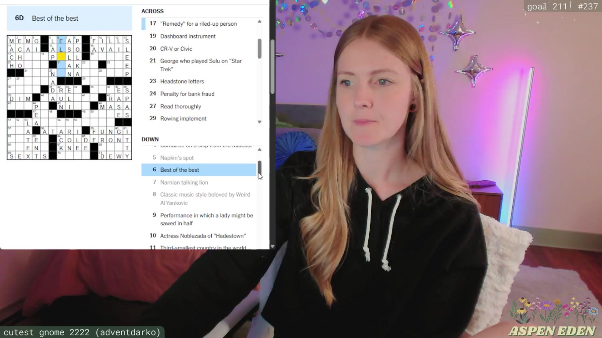 Gallery image thumbnail from AspenEden's myfreecams stream on, 12/01/2025, 03:03 image 12 of 20